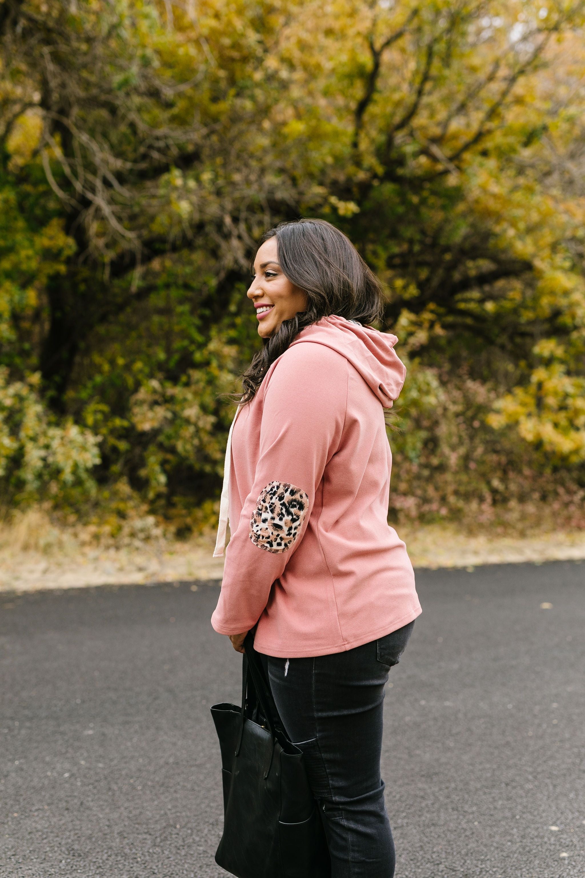 Patches + Spots Mauve Hoodie
