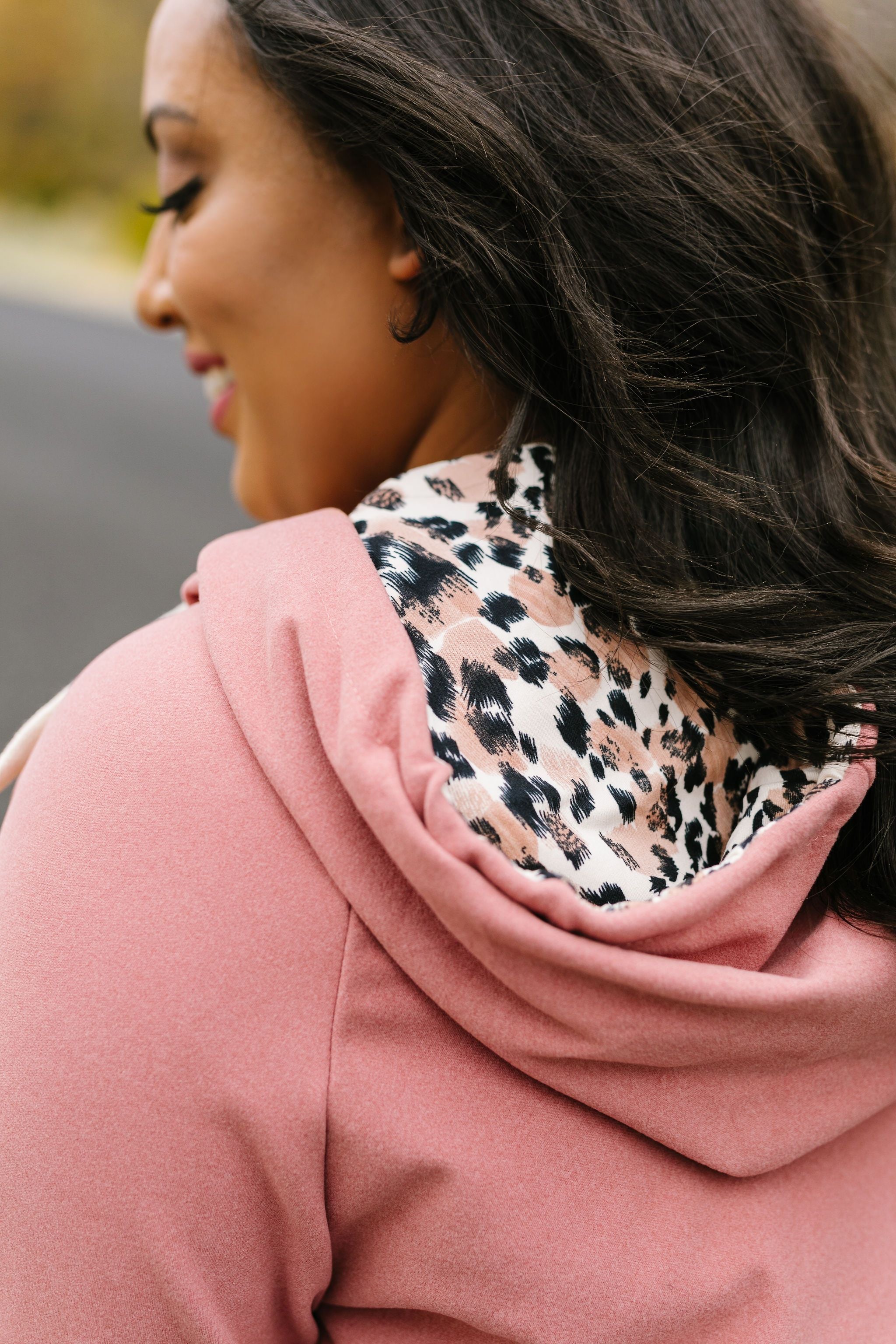 Patches + Spots Mauve Hoodie