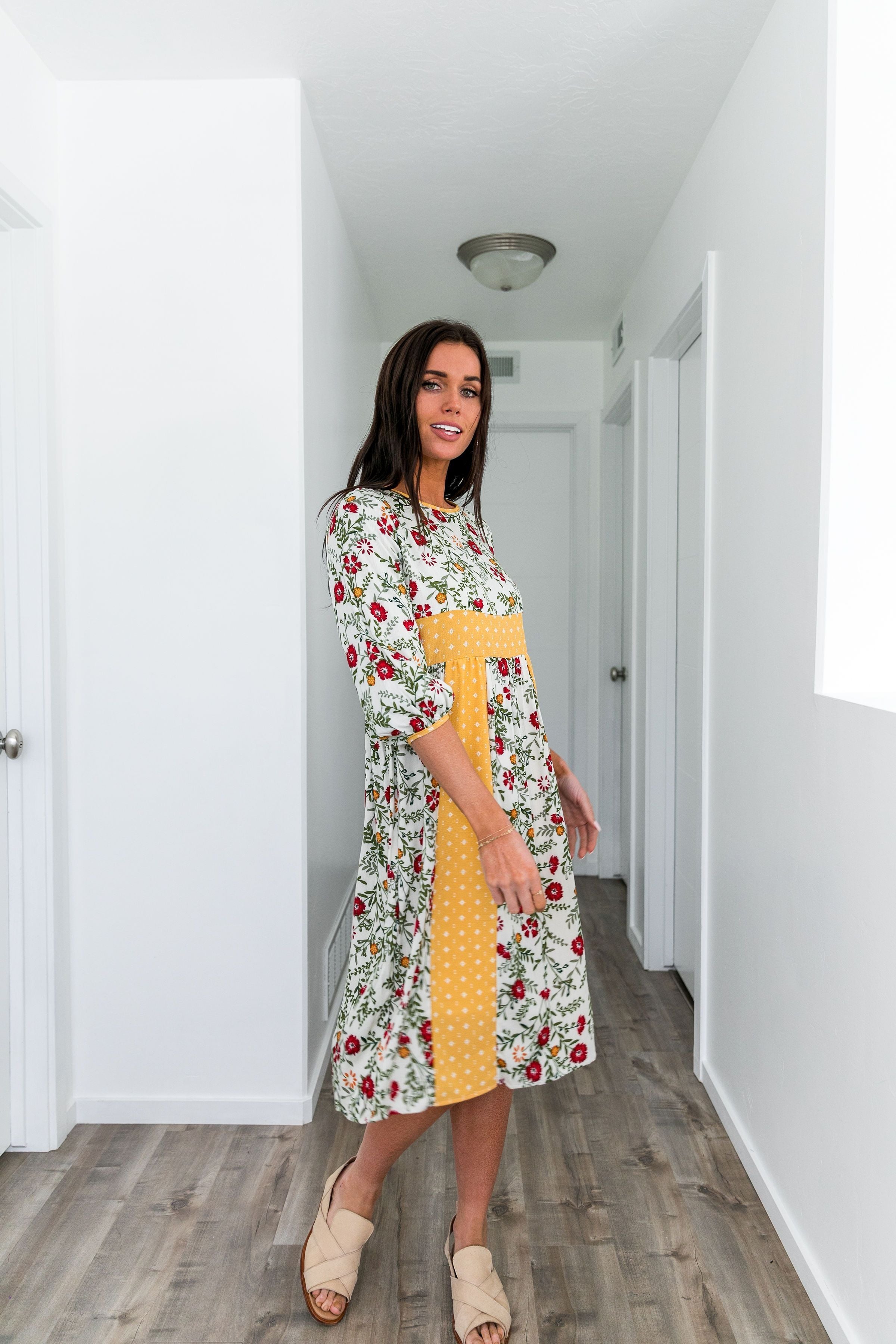 Plenty Of Poppies A-Line Dress - ALL SALES FINAL