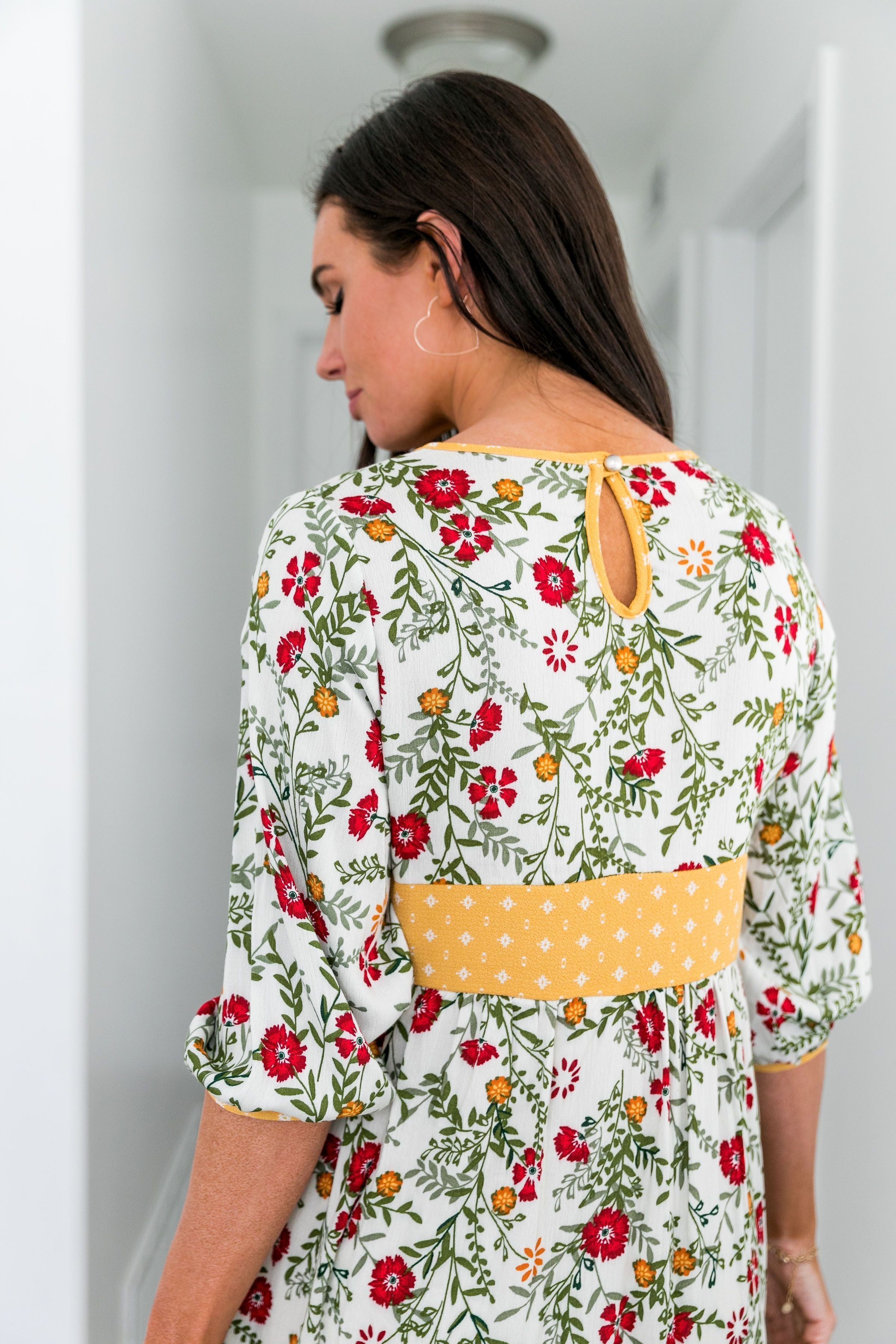 Plenty Of Poppies A-Line Dress - ALL SALES FINAL