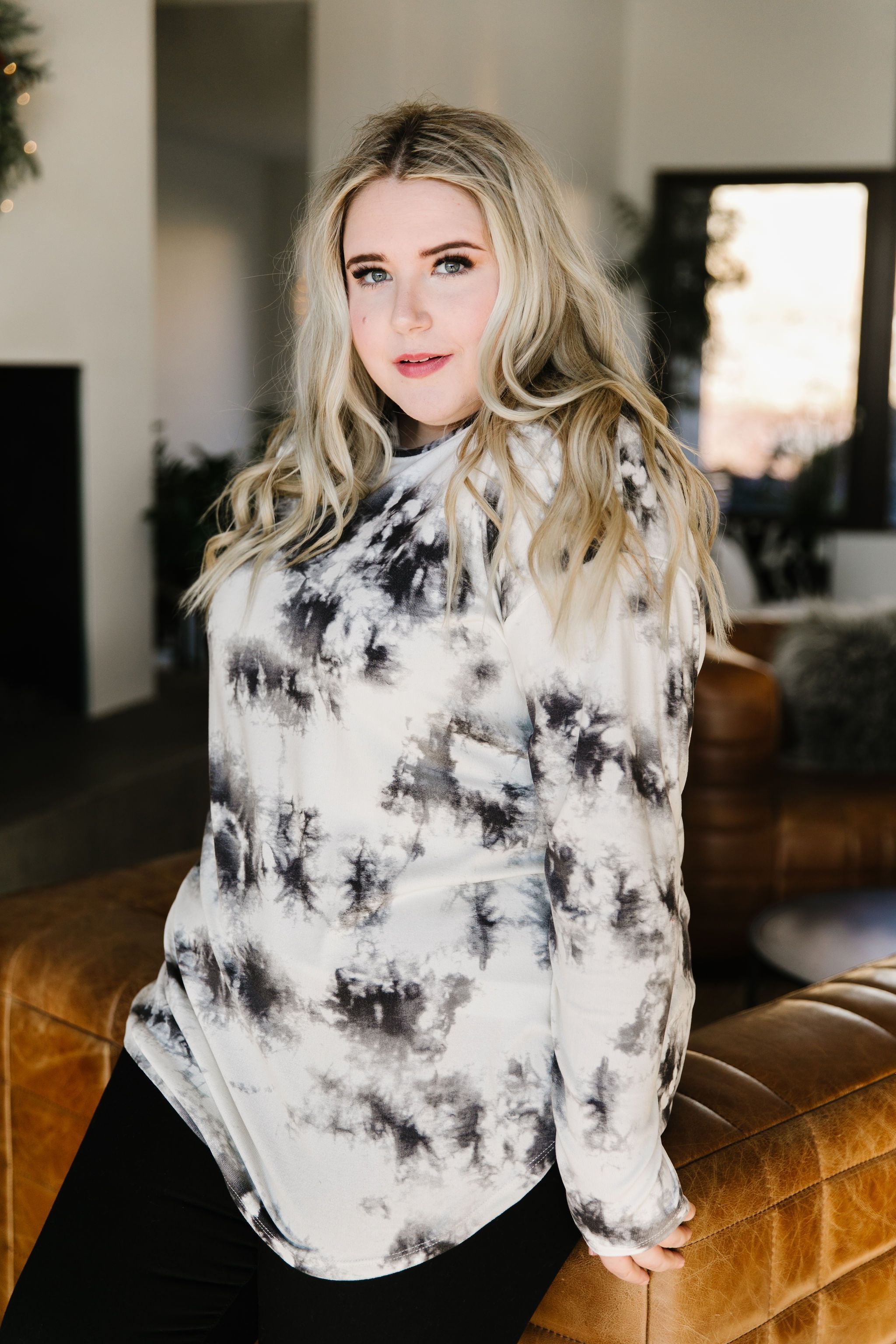 Polar Opposites Tie Dye Top