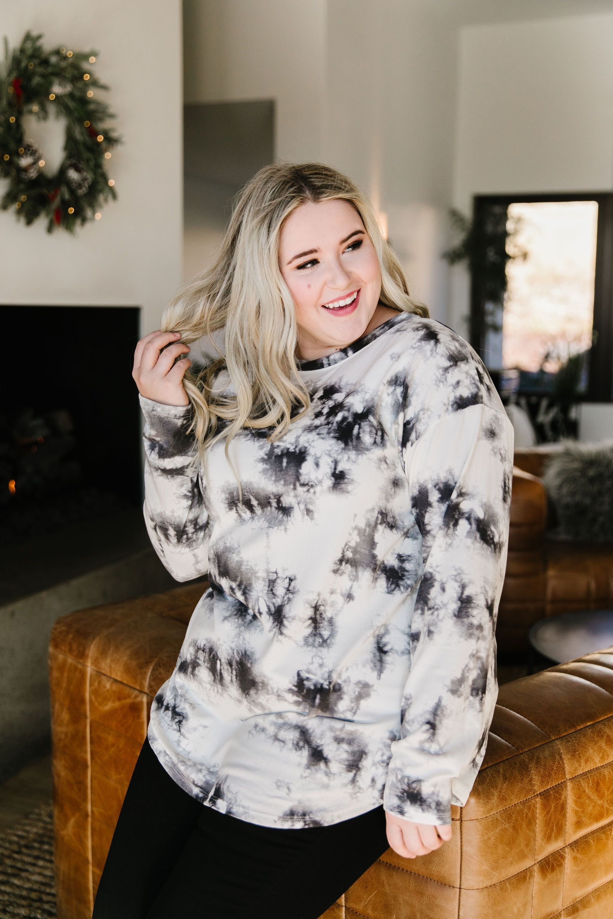 Polar Opposites Tie Dye Top
