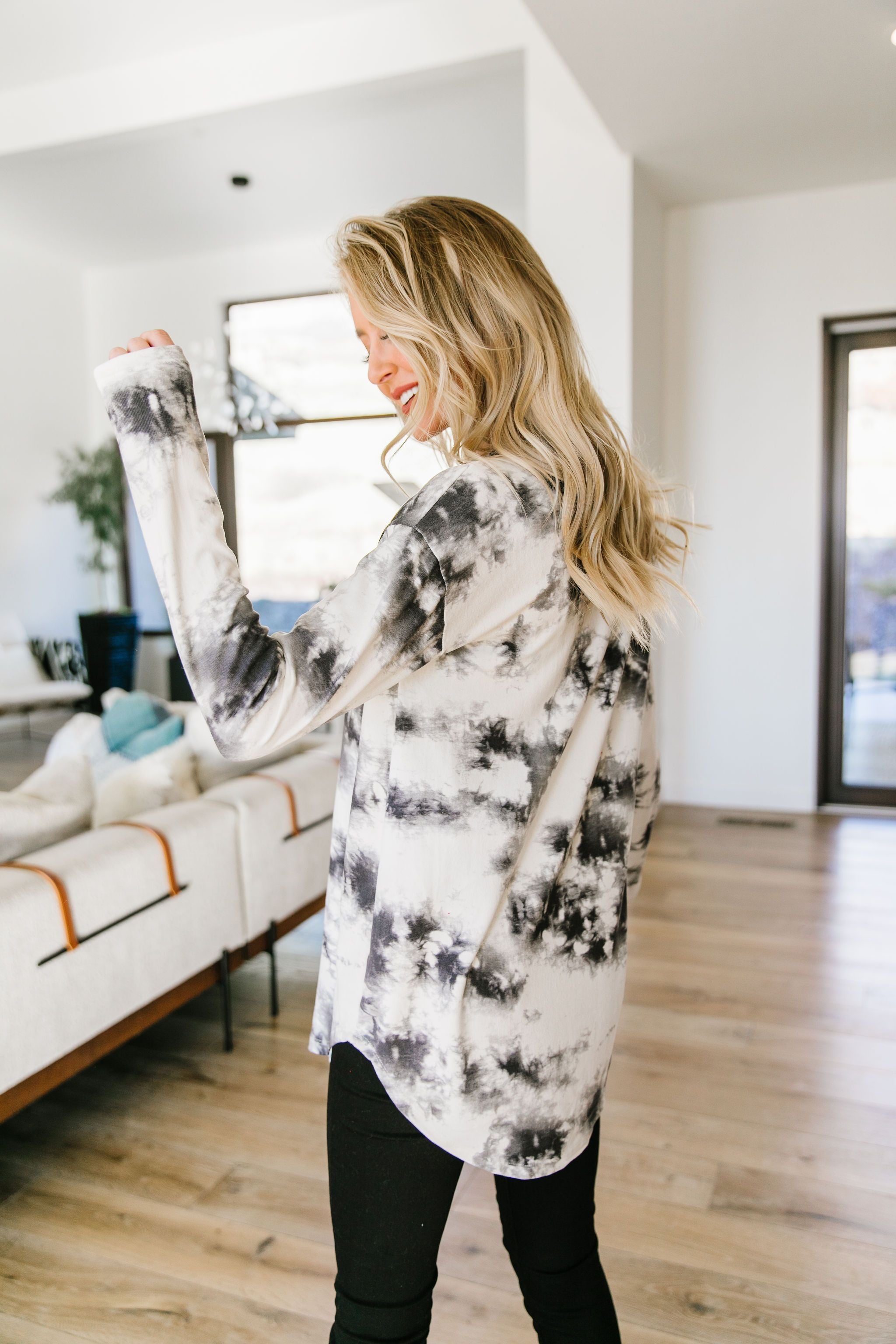 Polar Opposites Tie Dye Top