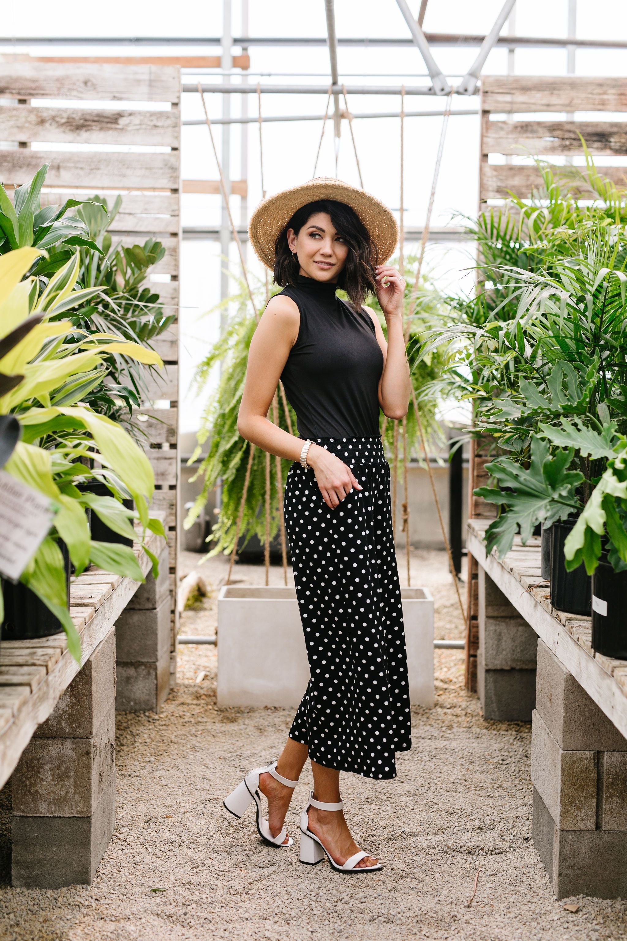 Polka Dot Gaucho Pants