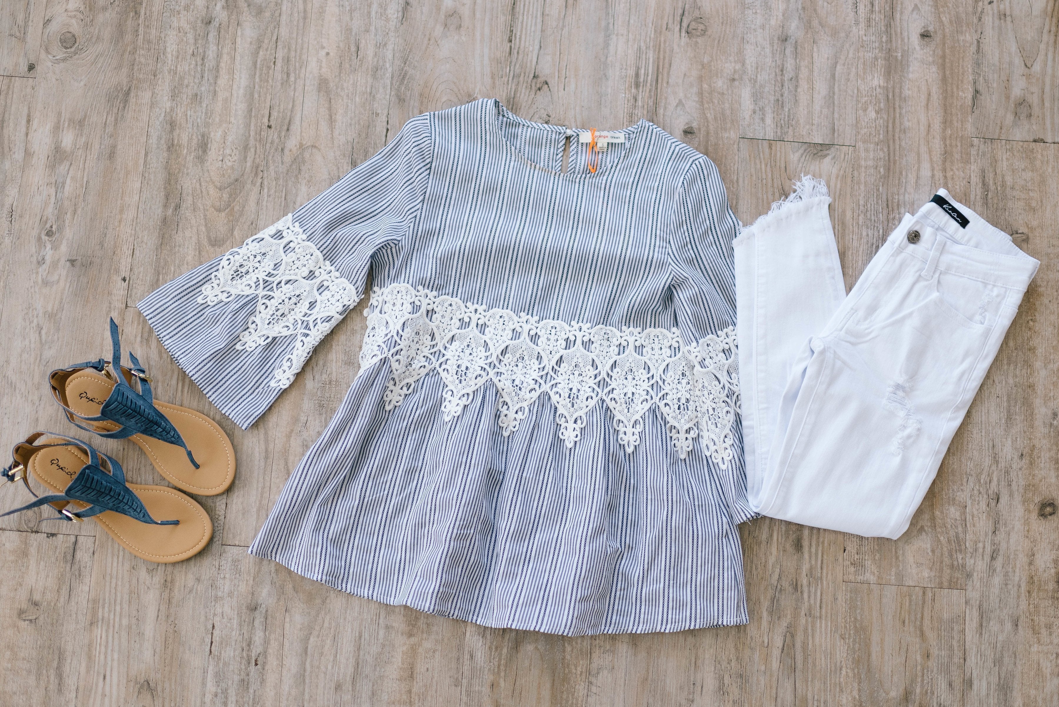 Pretty Poet Lace Top