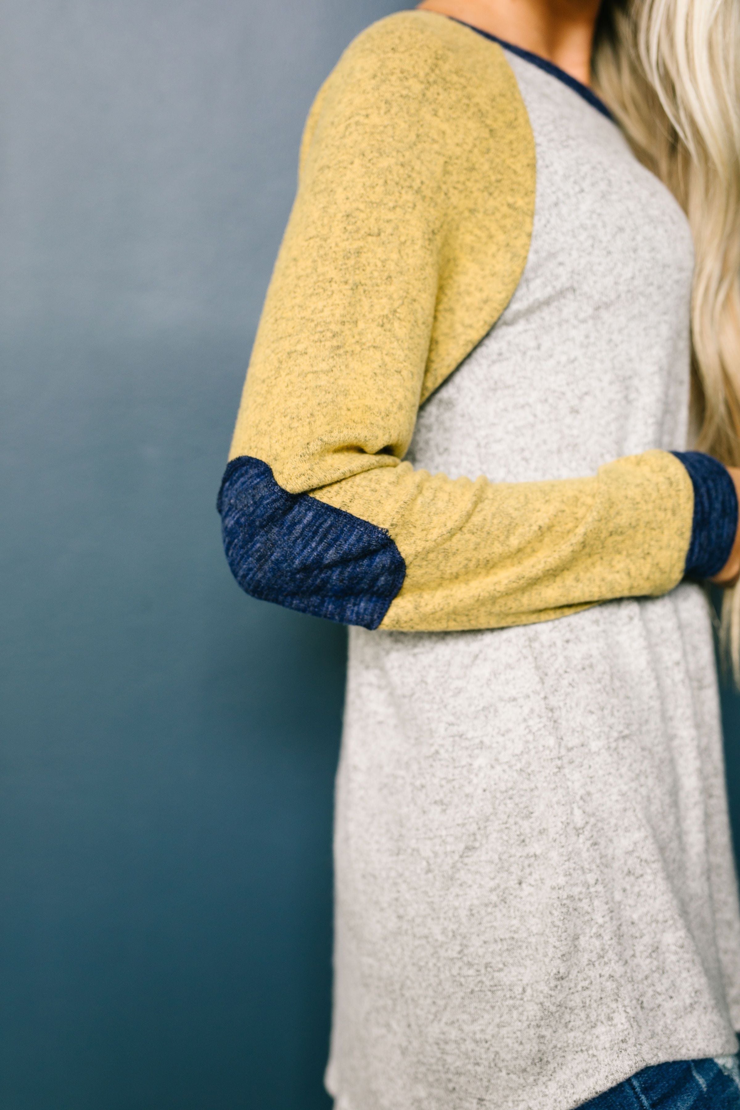 Rainy Day Raglan Color Block Sweater