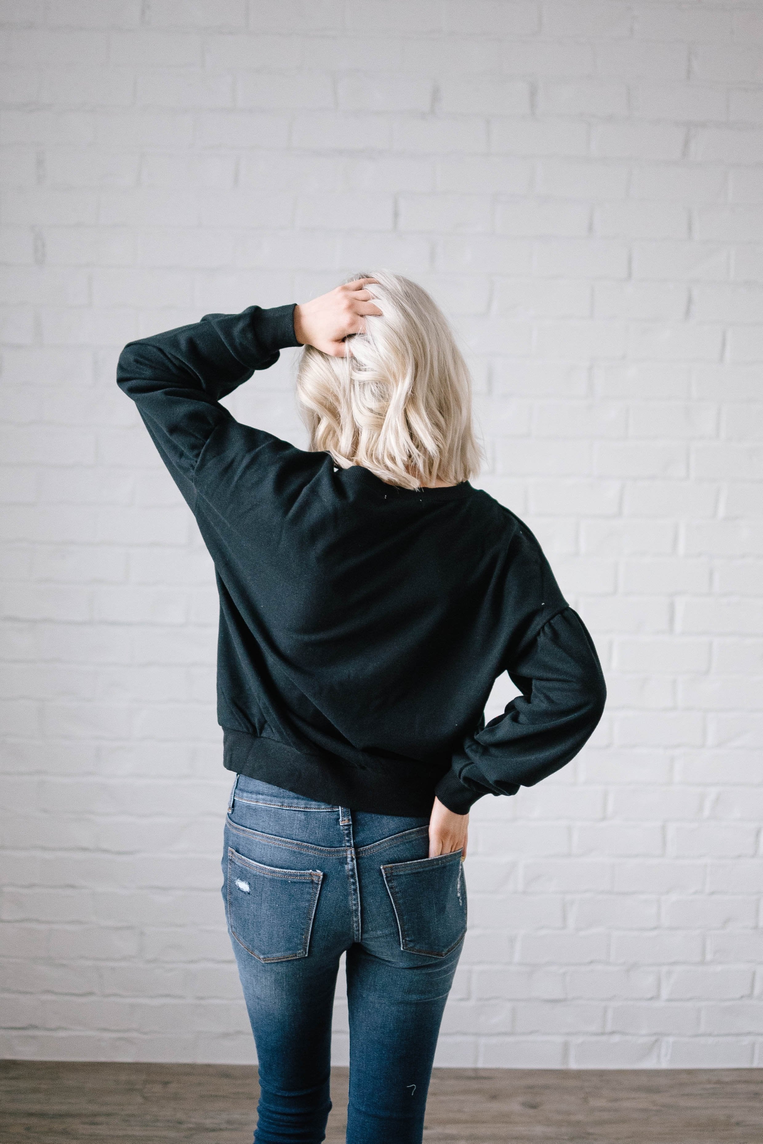 Rock And Roses Top in Black