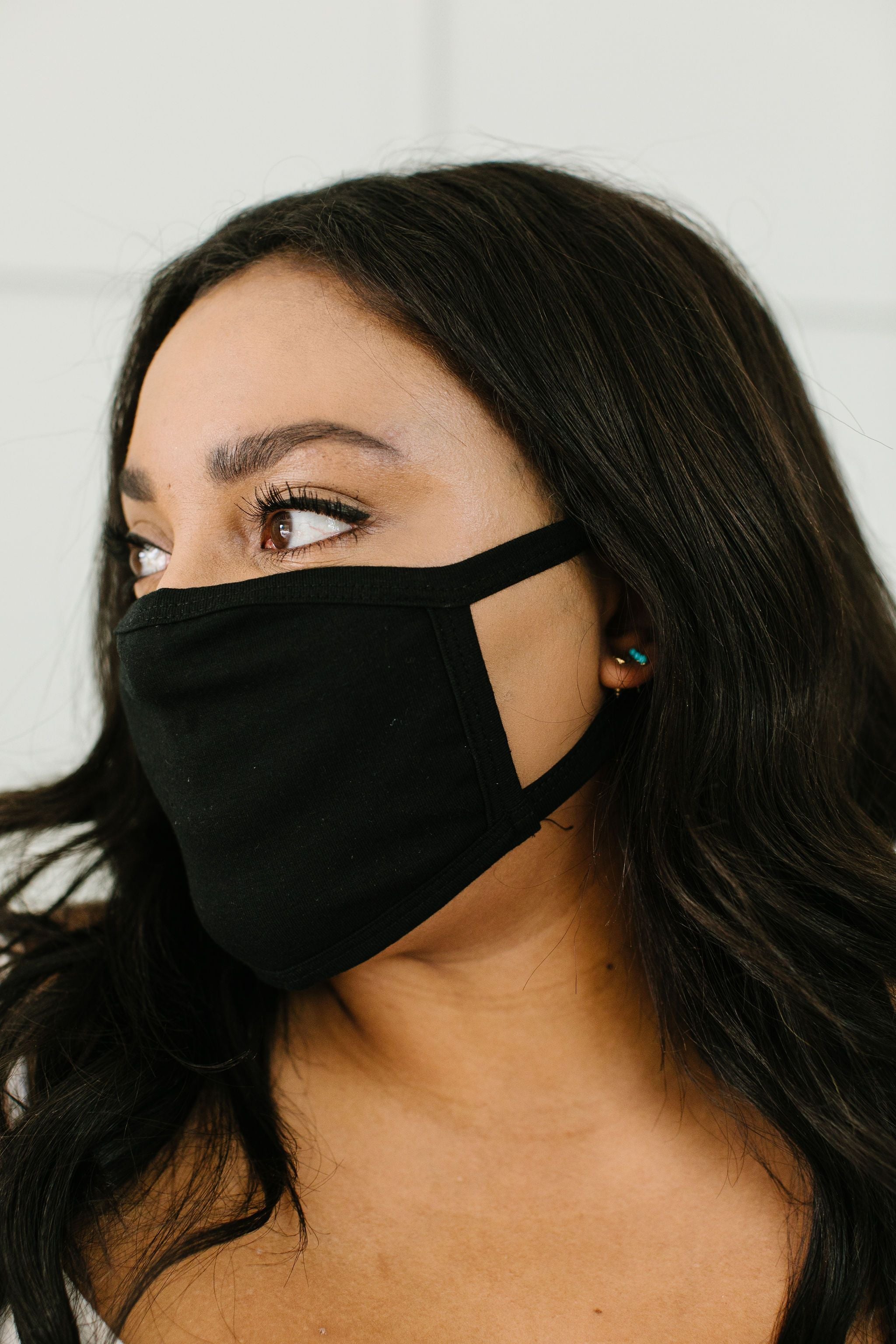 Save Face Cover In Black