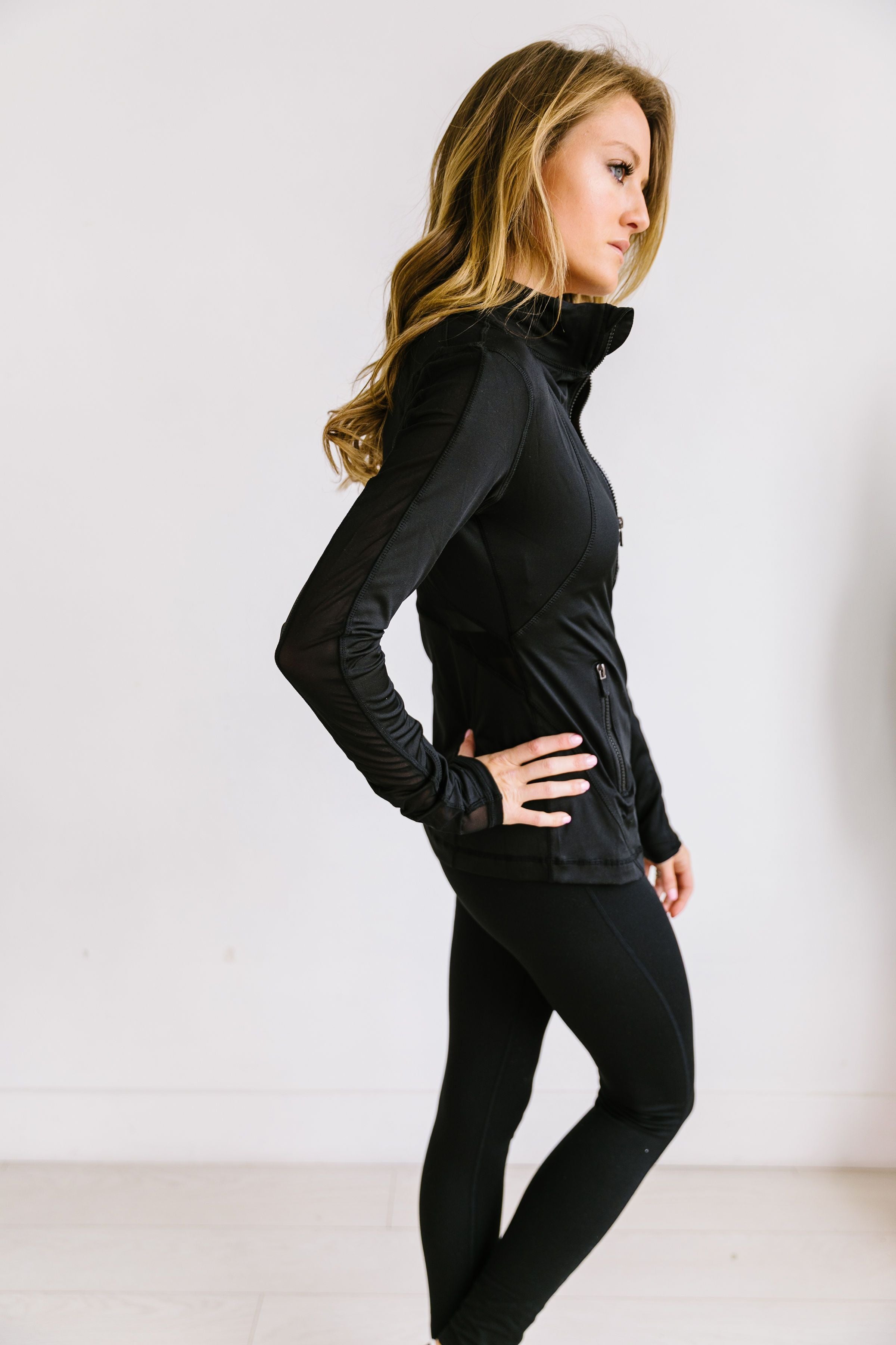 Sheer Willpower Black Jacket