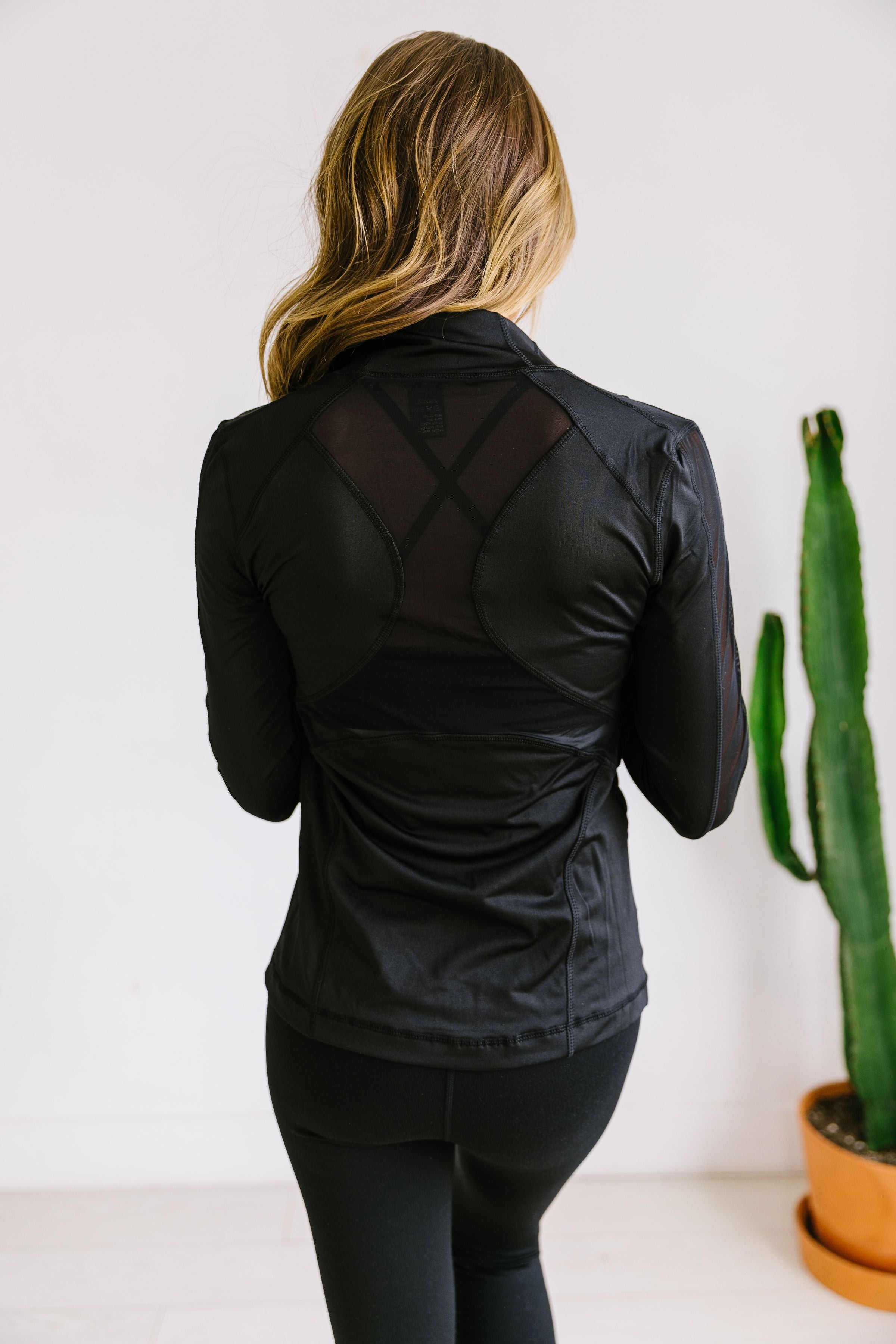 Sheer Willpower Black Jacket