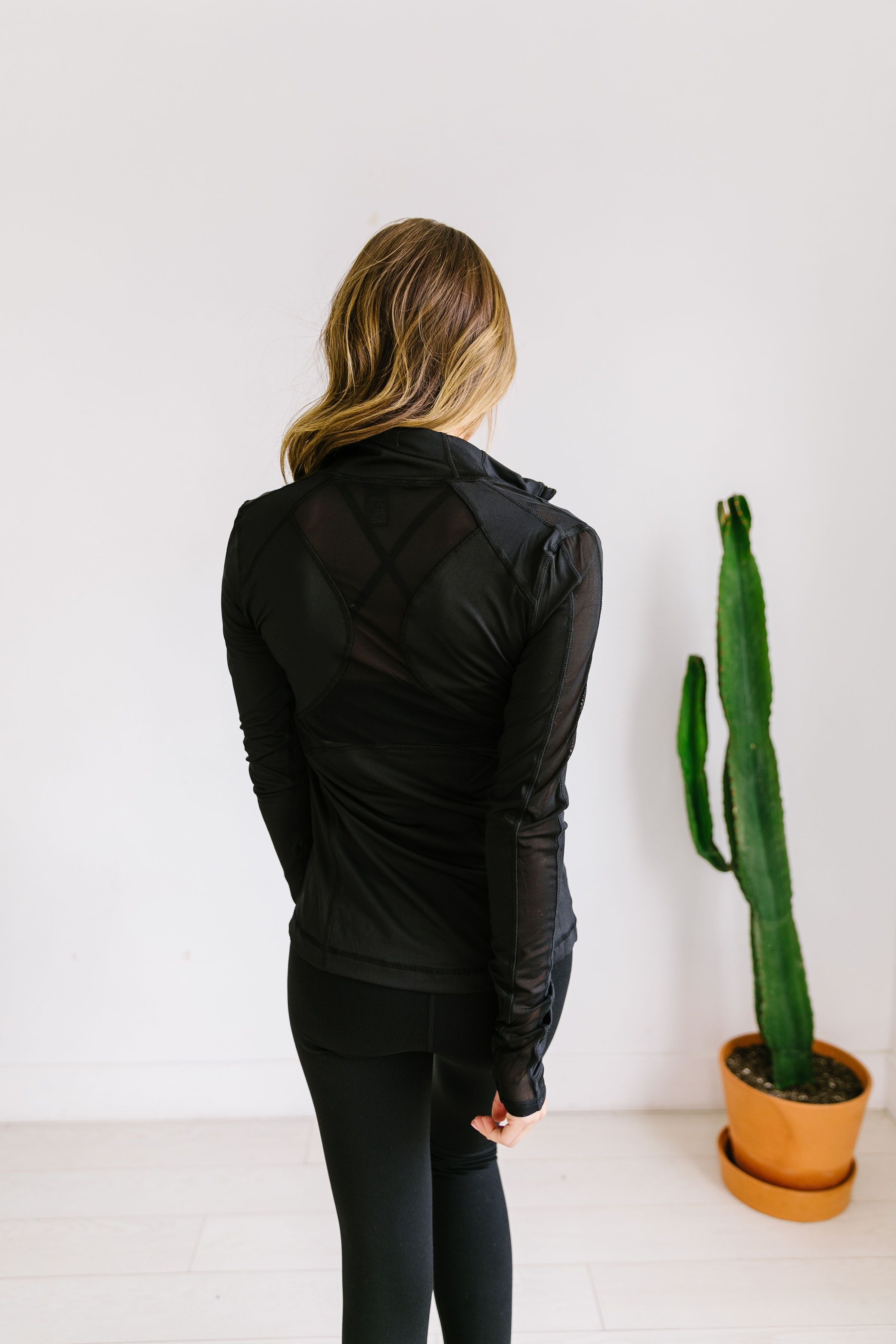 Sheer Willpower Black Jacket
