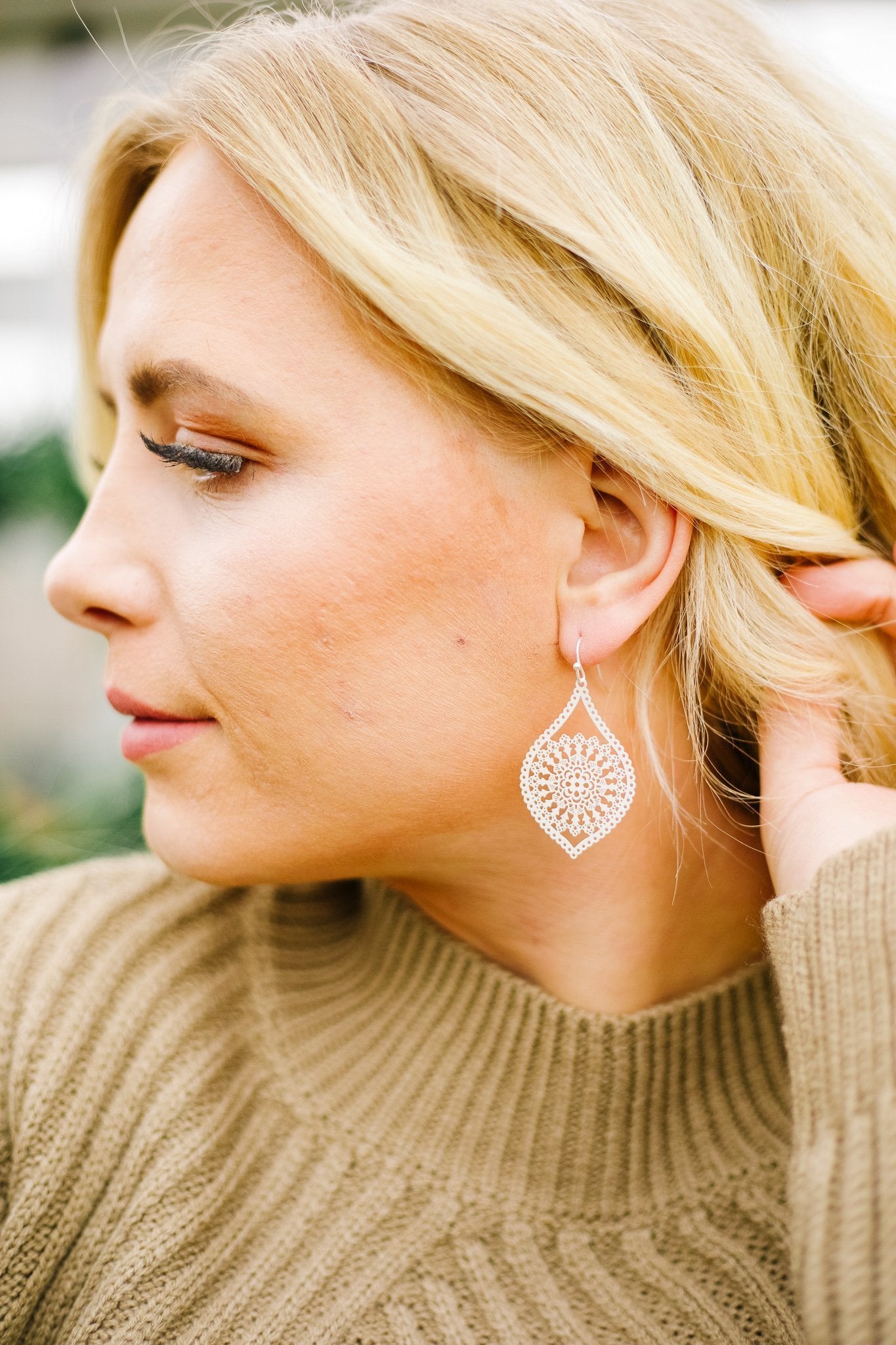 Silver Filagree Earrings
