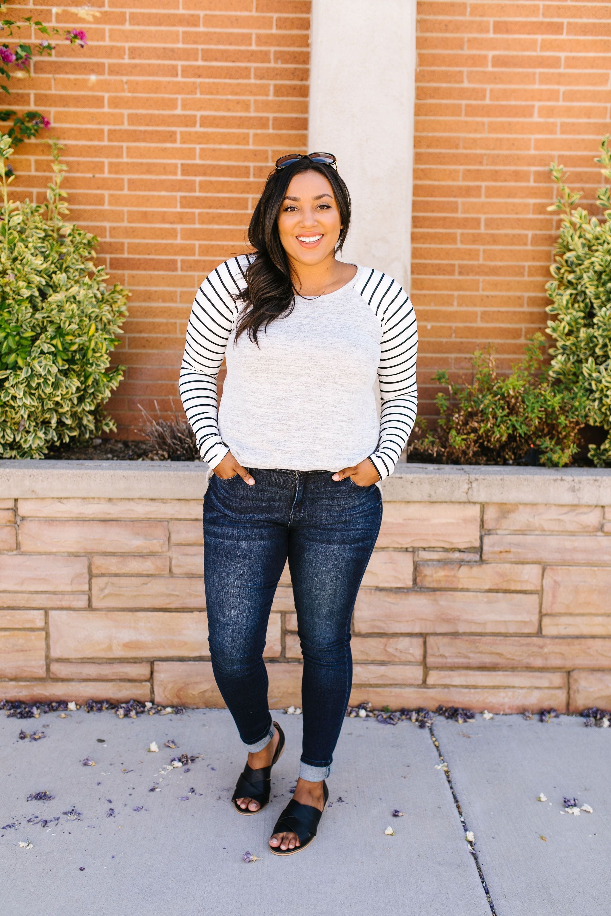 Sleek And Sophisticated Dark Wash Jeans