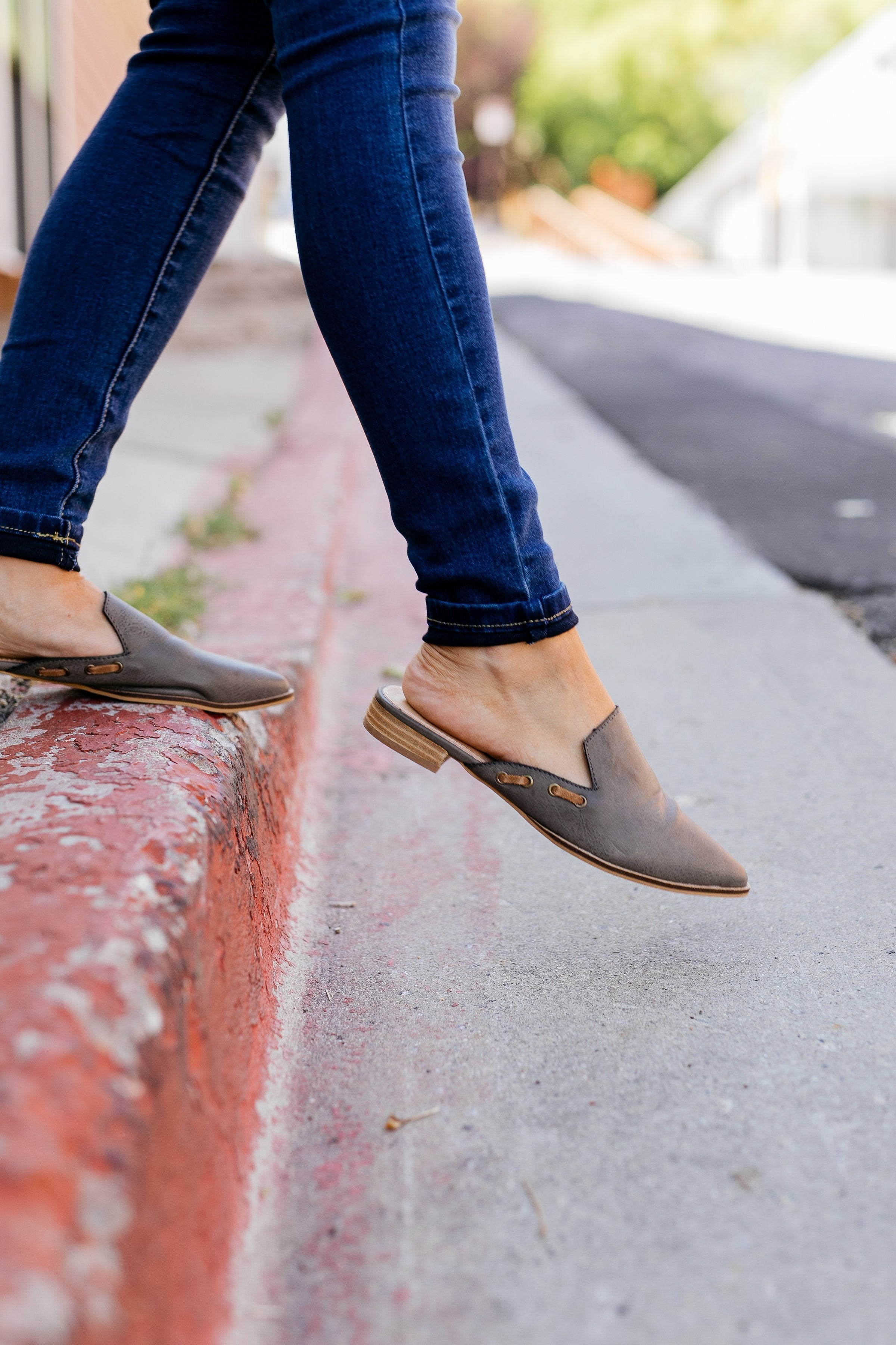 Slip Into Fall Slides In Smoky Gray