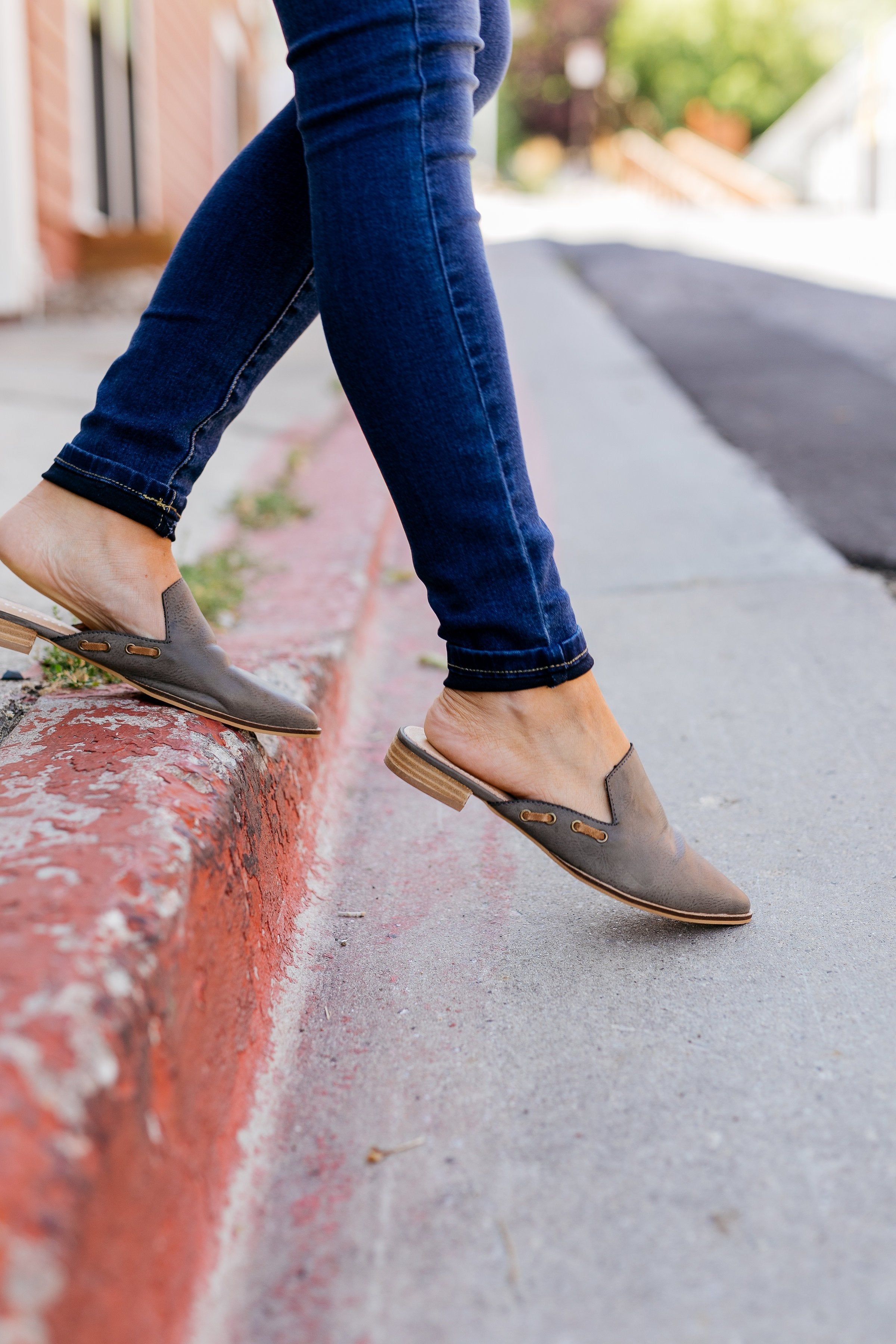 Slip Into Fall Slides In Smoky Gray