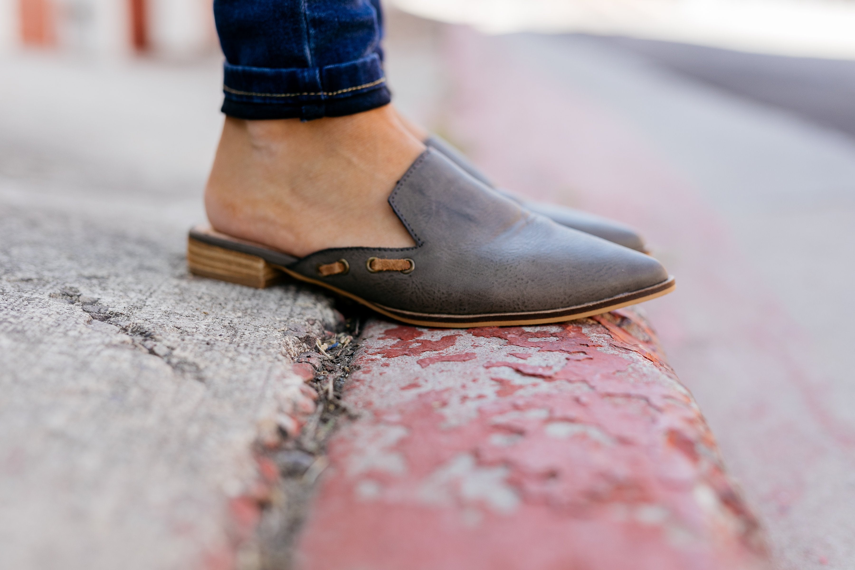 Slip Into Fall Slides In Smoky Gray