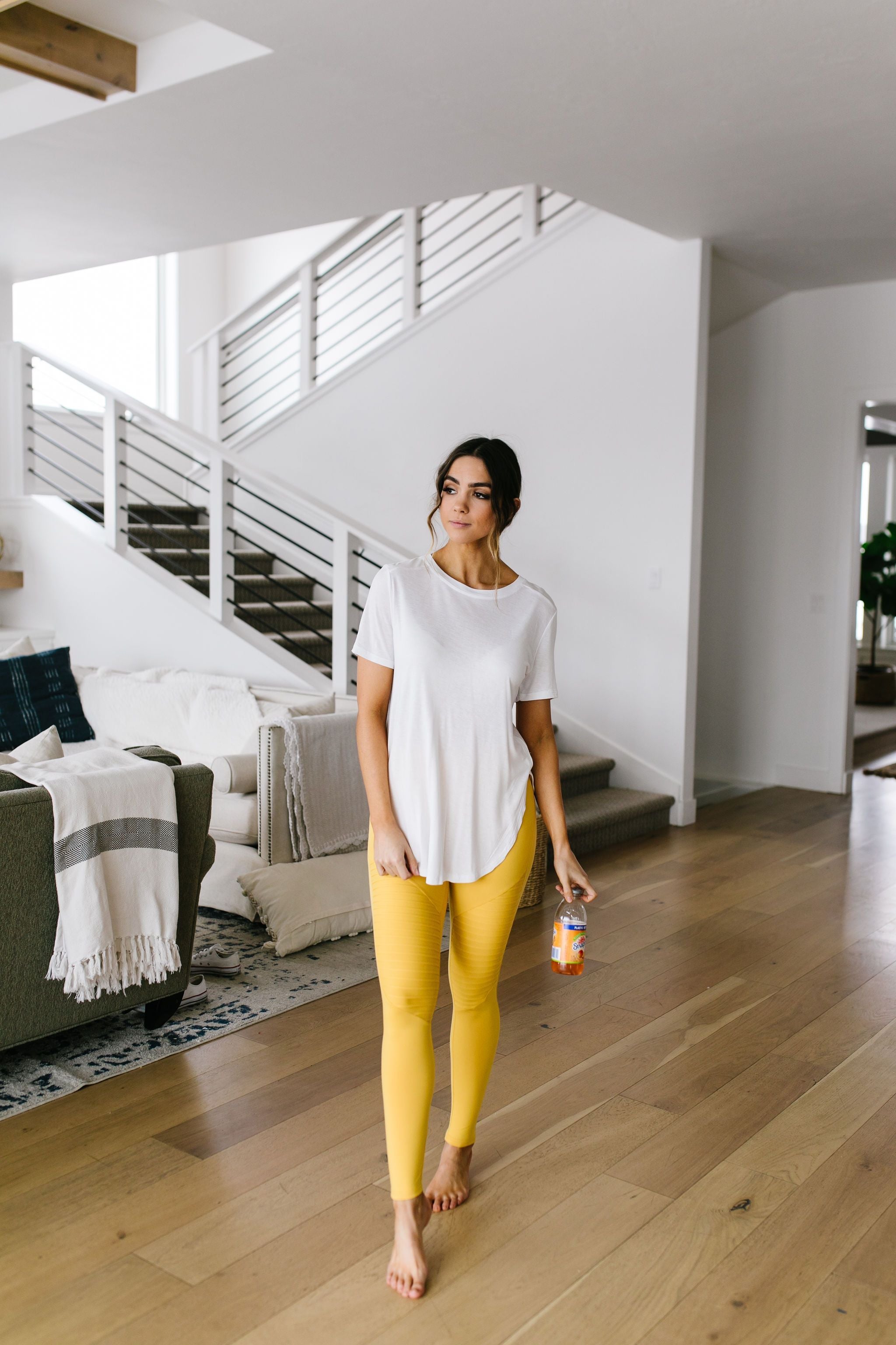 Soft As Butter Moto Leggings In Yellow