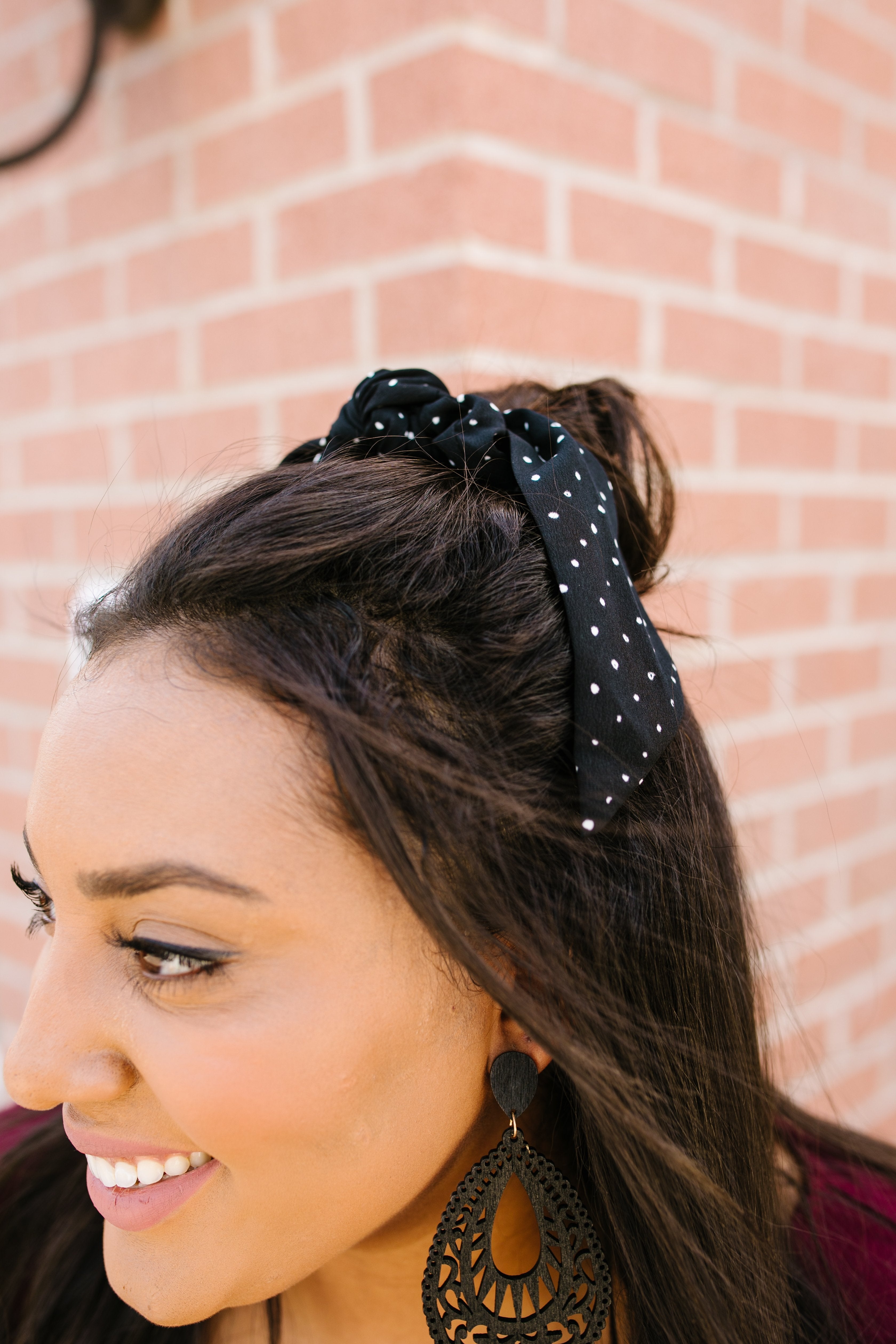 Soft Spot Tying Scrunchie