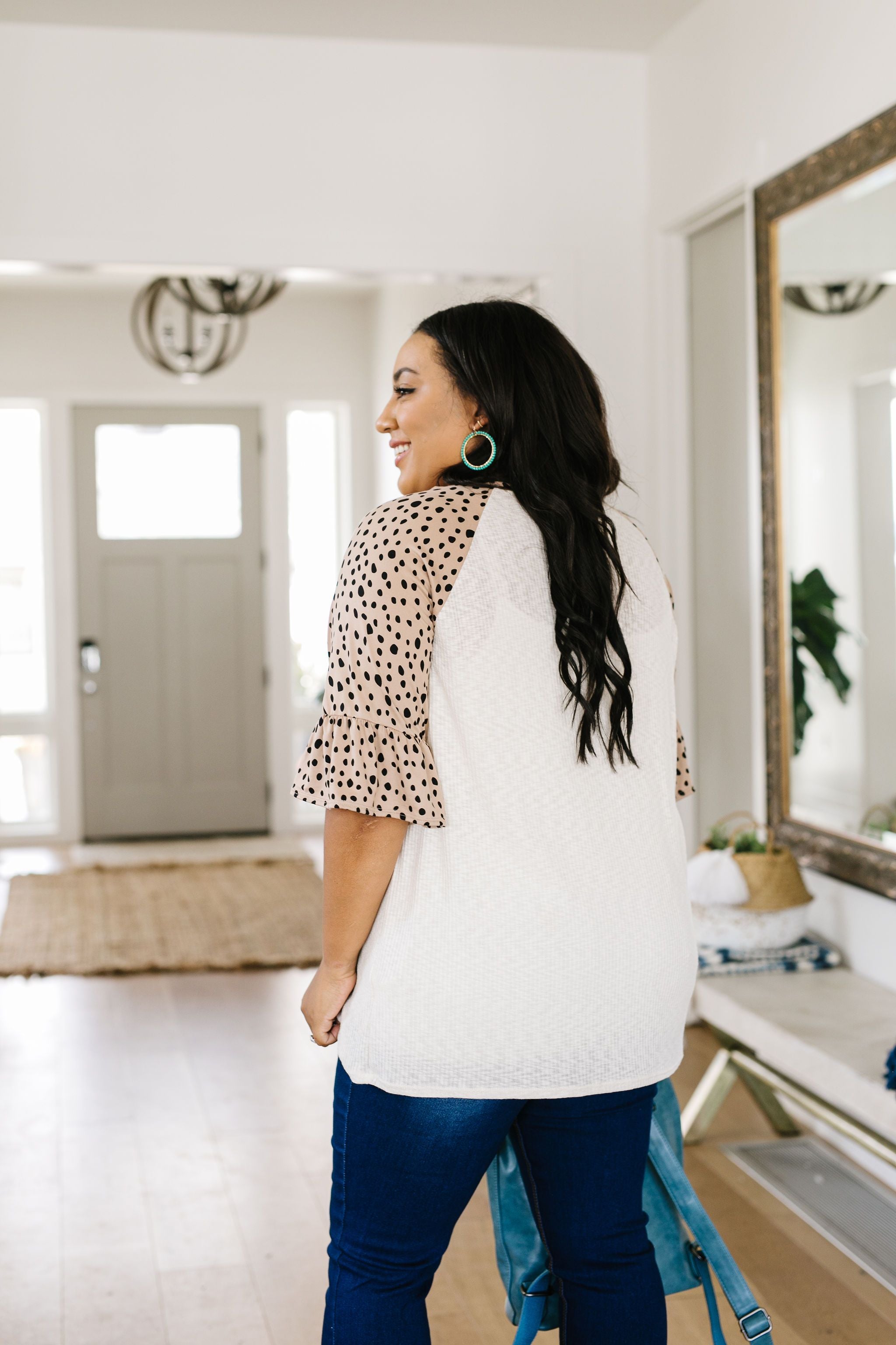 Spot The Sleeves Top