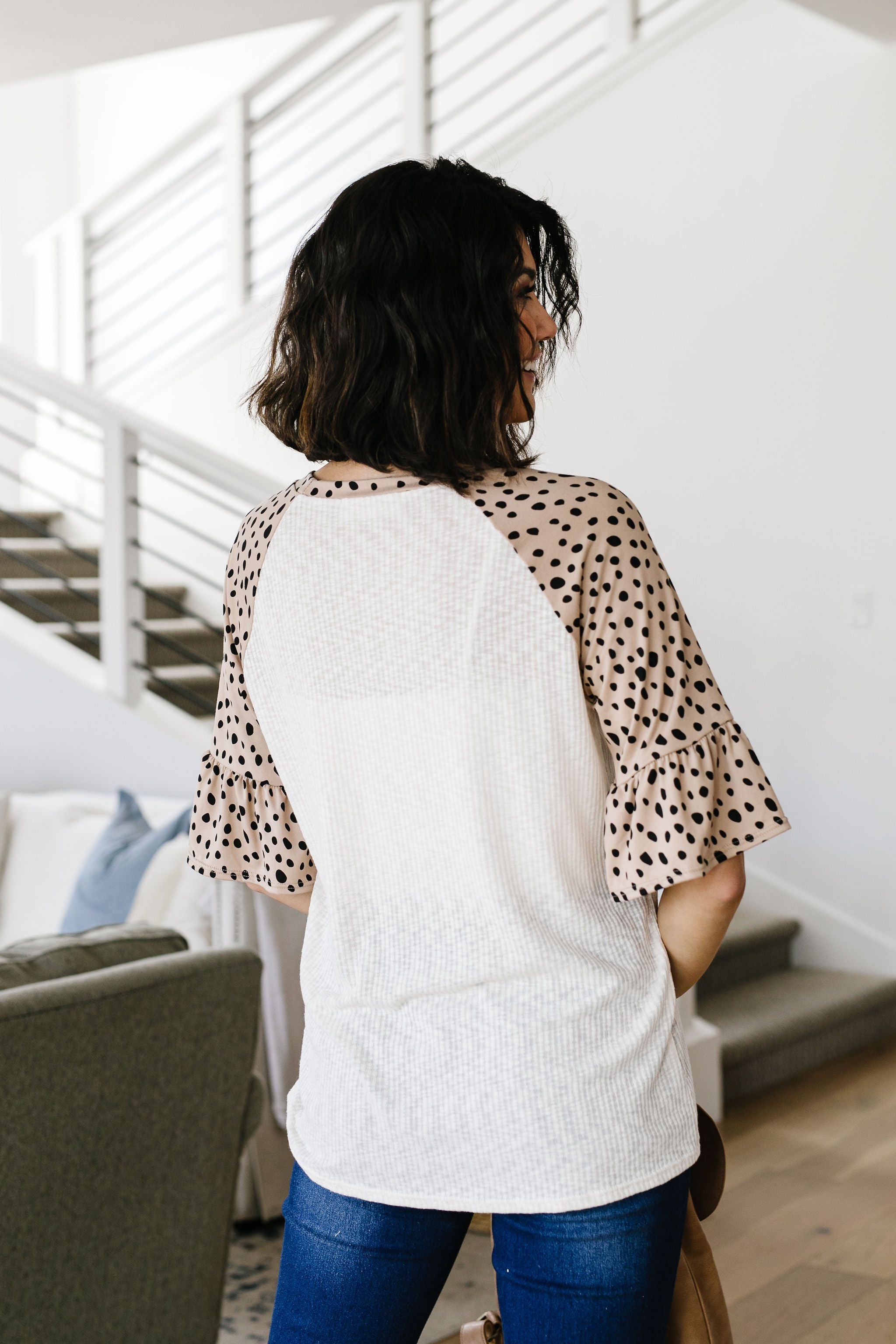 Spot The Sleeves Top