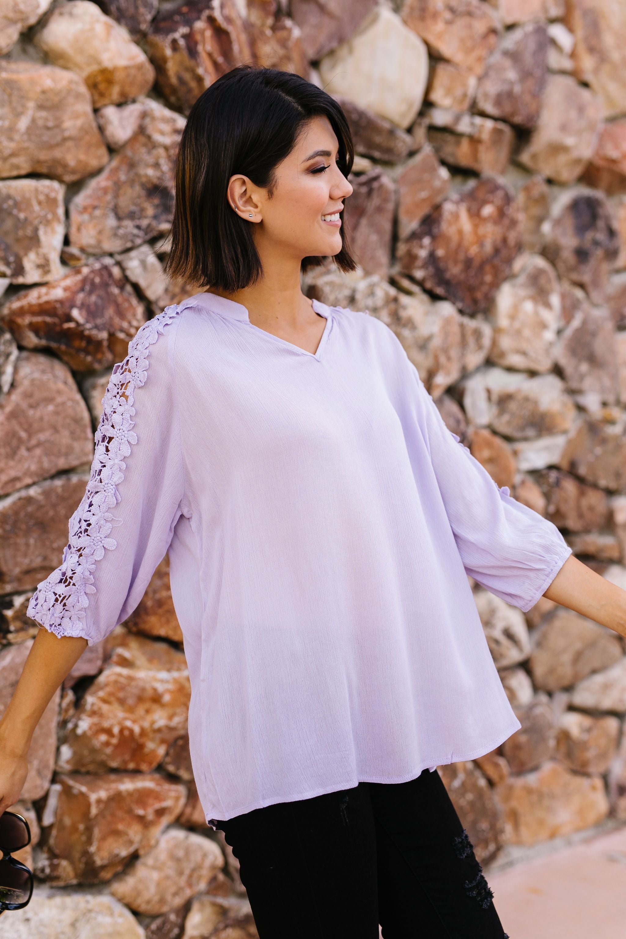 Standout Floral Lace Blouse