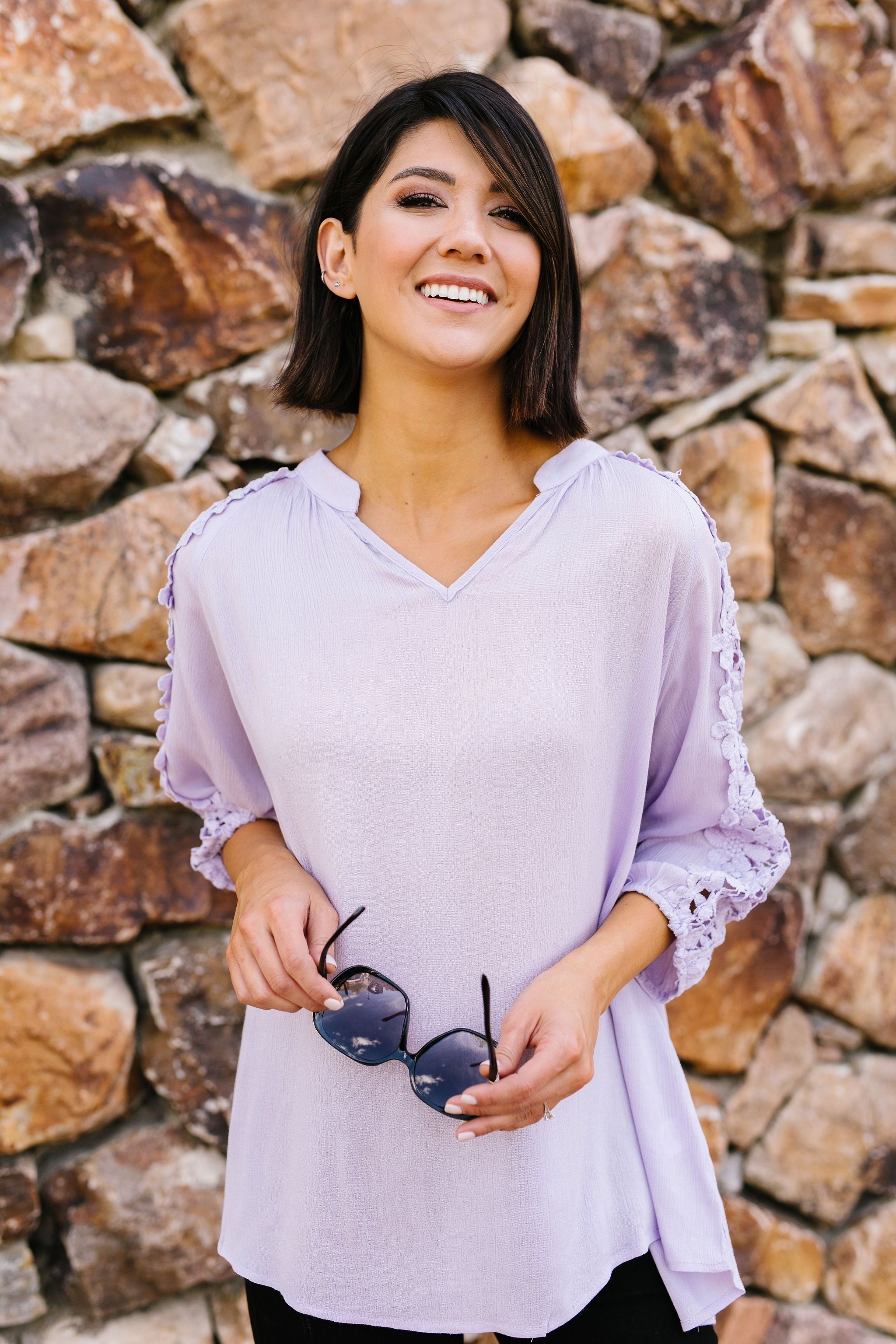 Standout Floral Lace Blouse