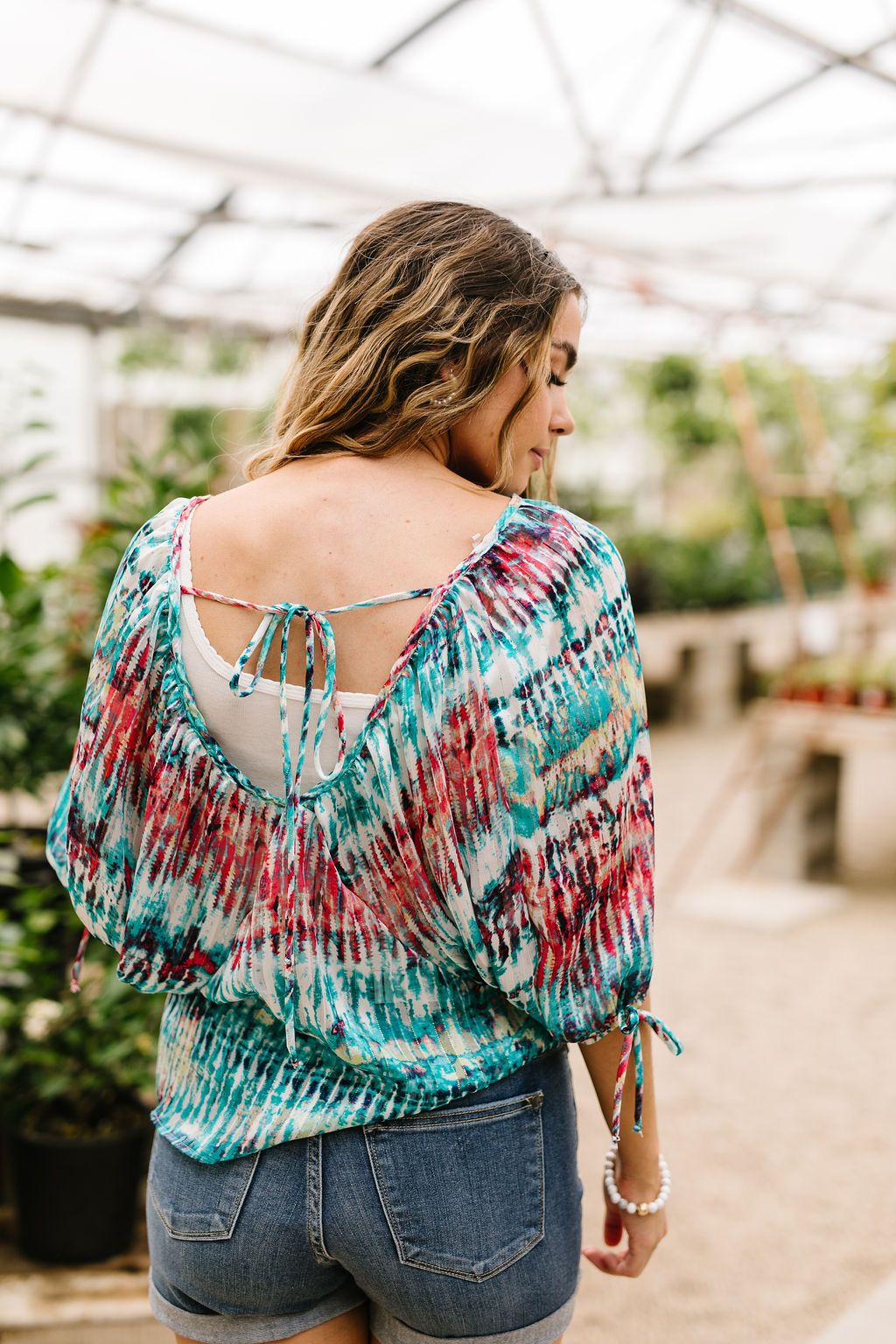 Streakin' Tie Dye Top