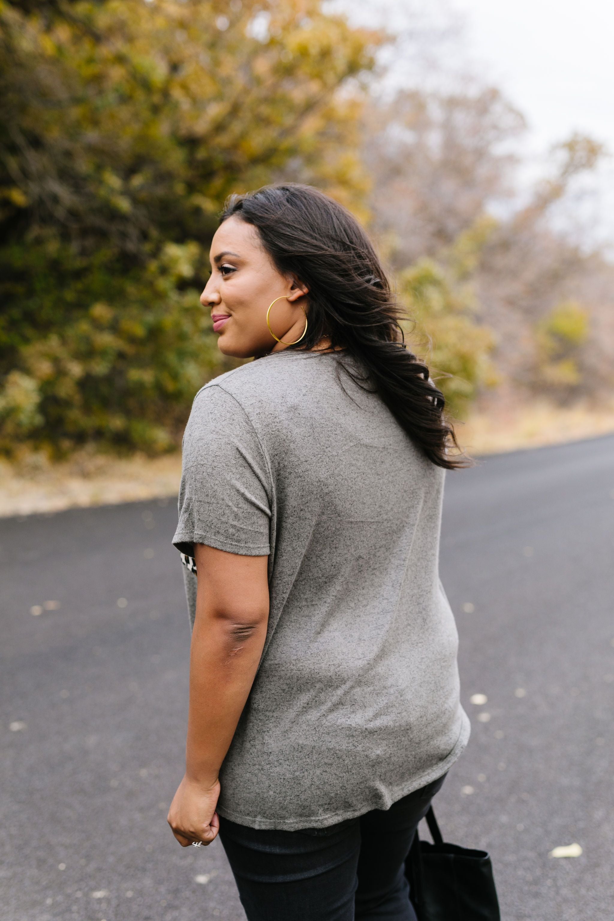 Stripes + Spots Color Block Top