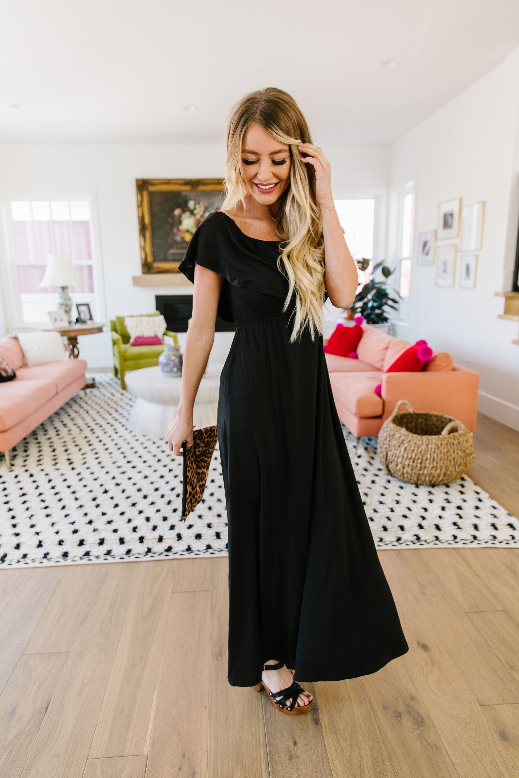 Summer Breeze Ruffled Maxi Dress