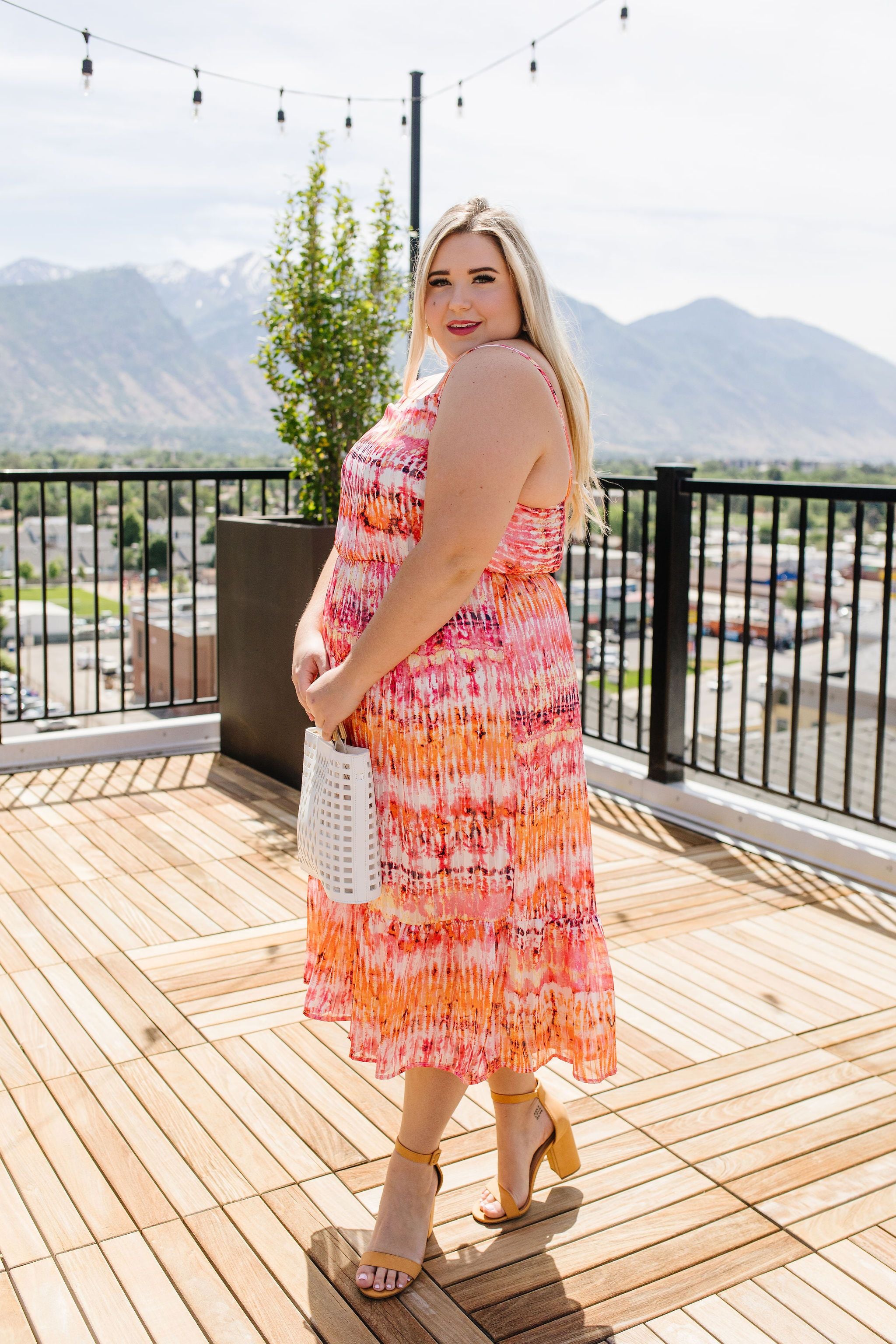 Sumptuous Coral Sundress