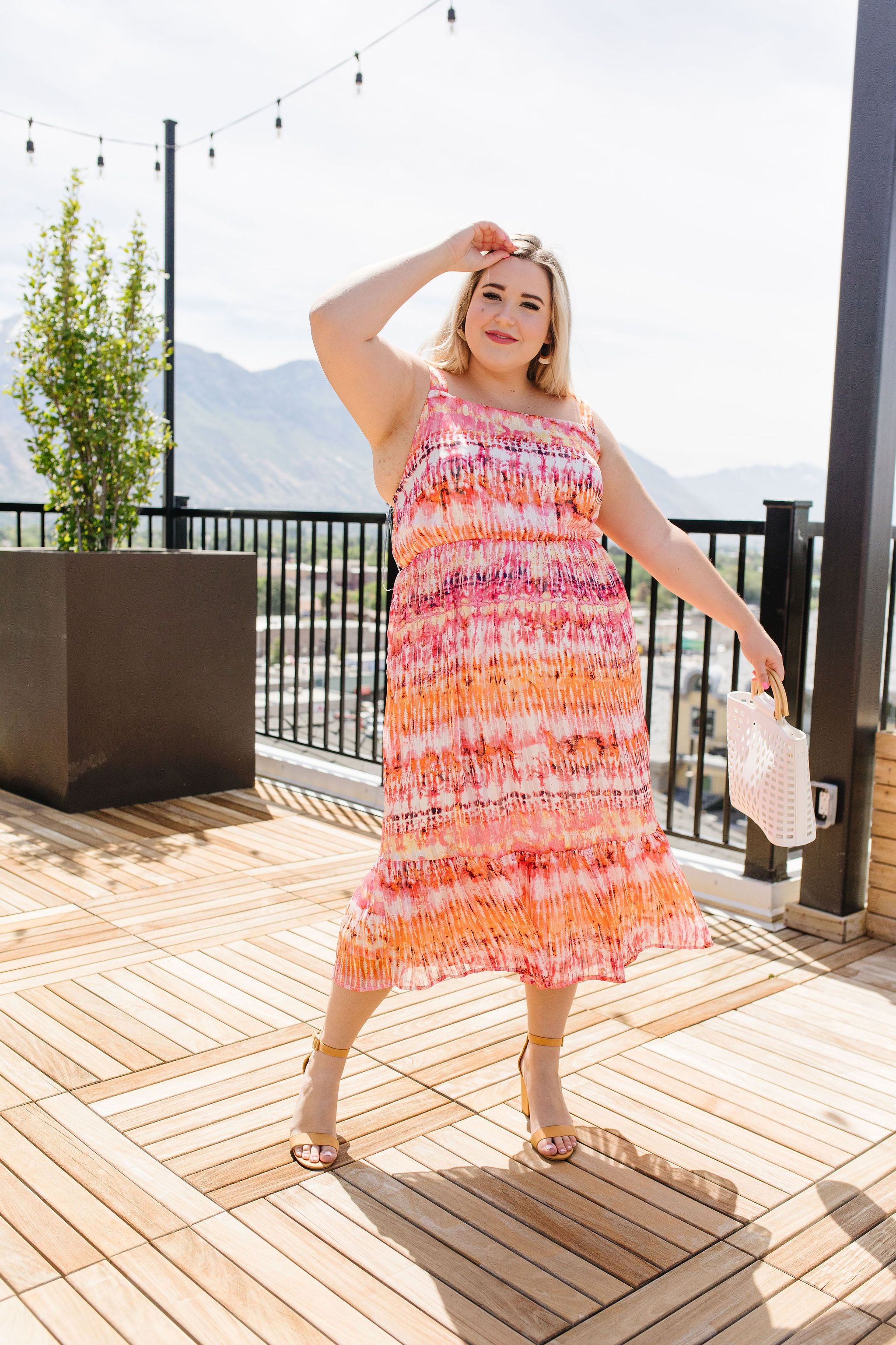 Sumptuous Coral Sundress