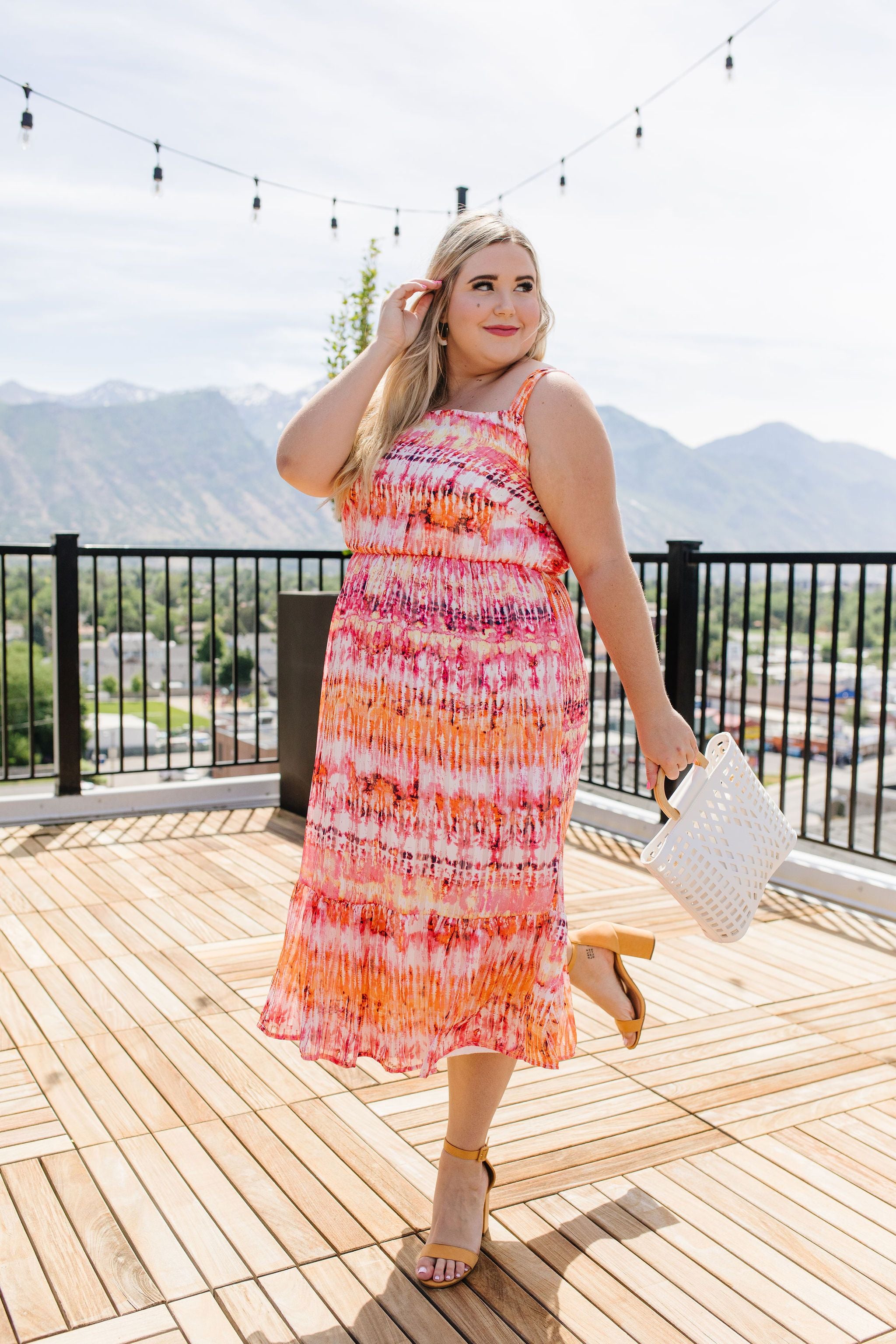 Sumptuous Coral Sundress
