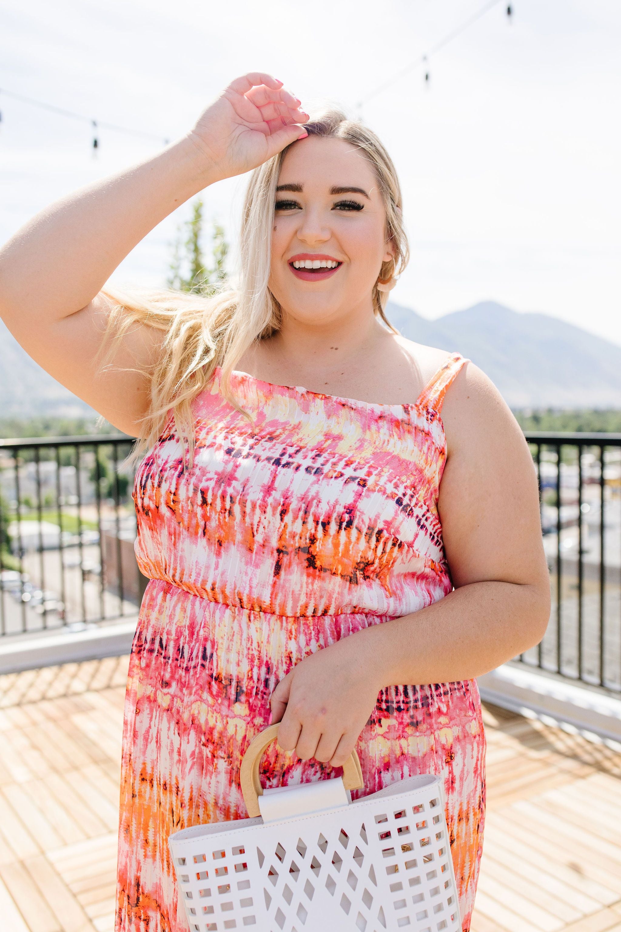 Sumptuous Coral Sundress