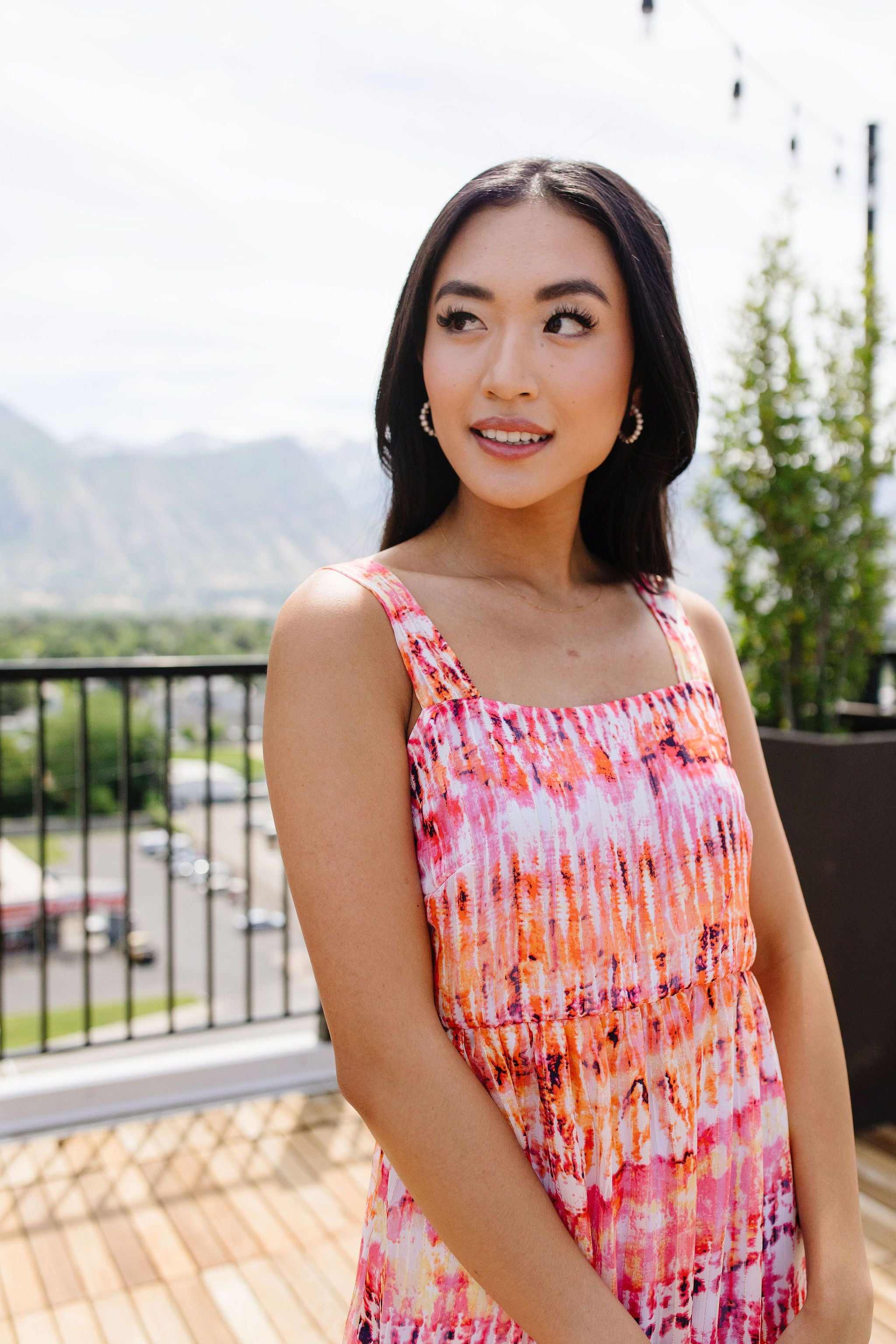 Sumptuous Coral Sundress