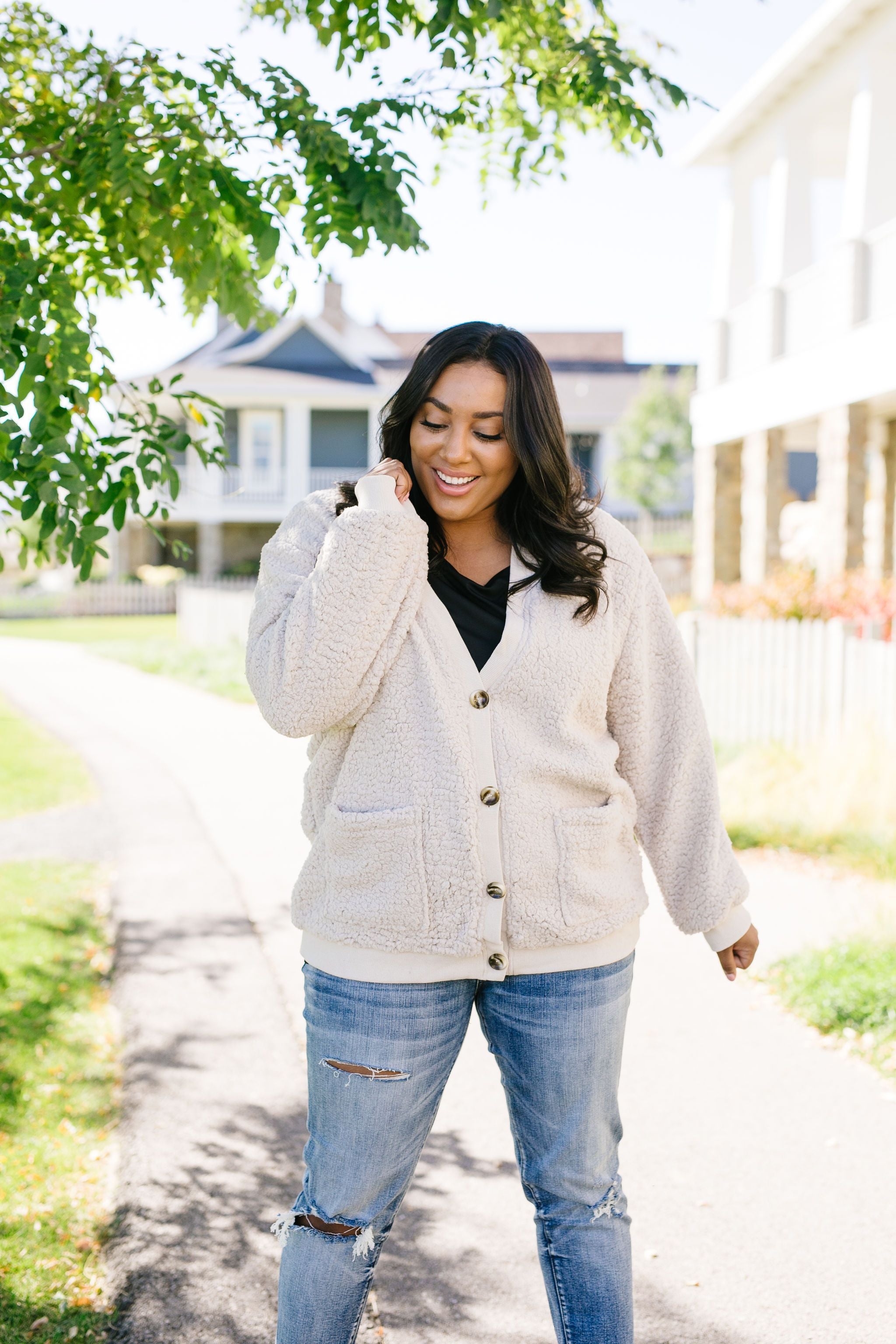 Sure Do Love Sherpa Cardigan