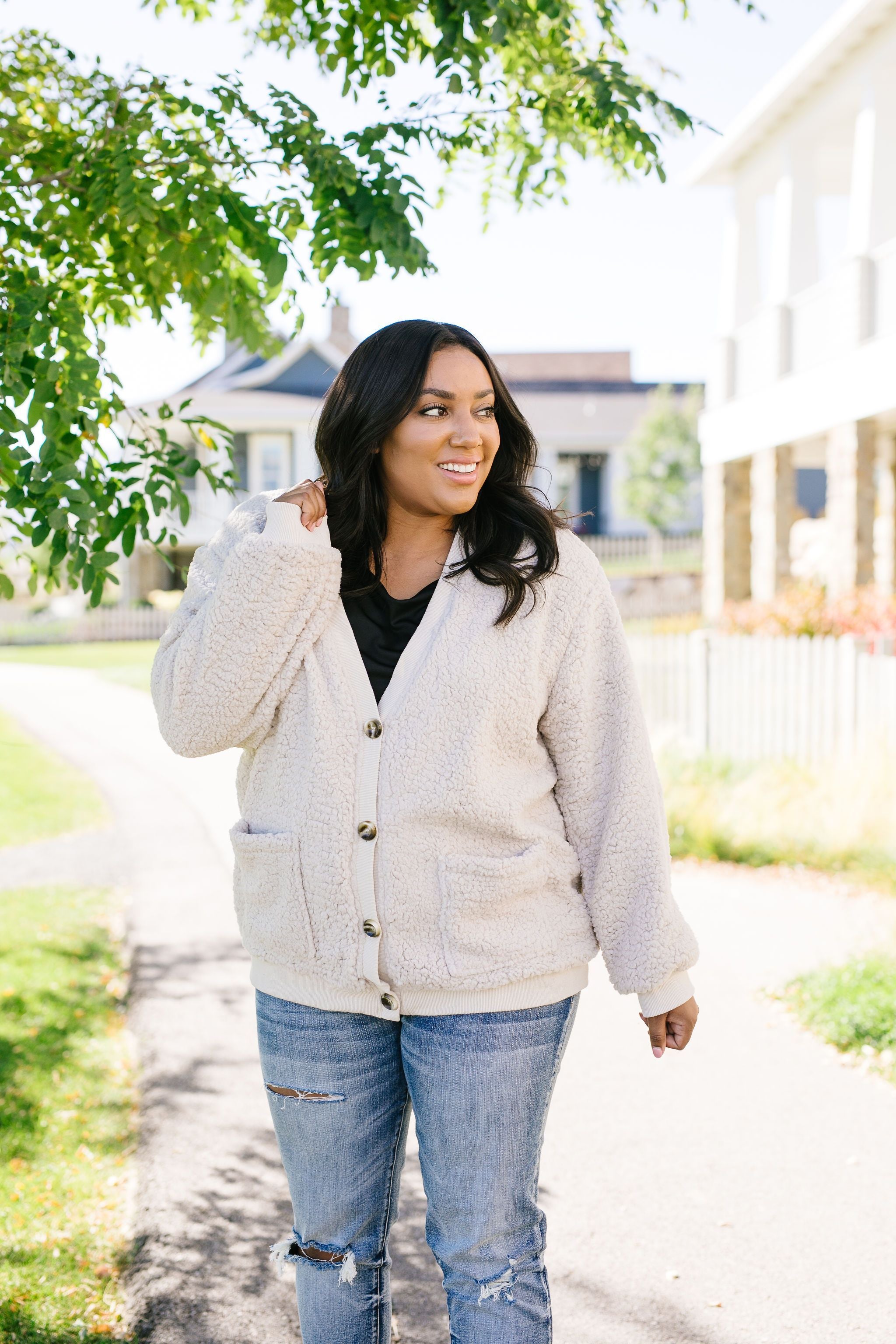 Sure Do Love Sherpa Cardigan