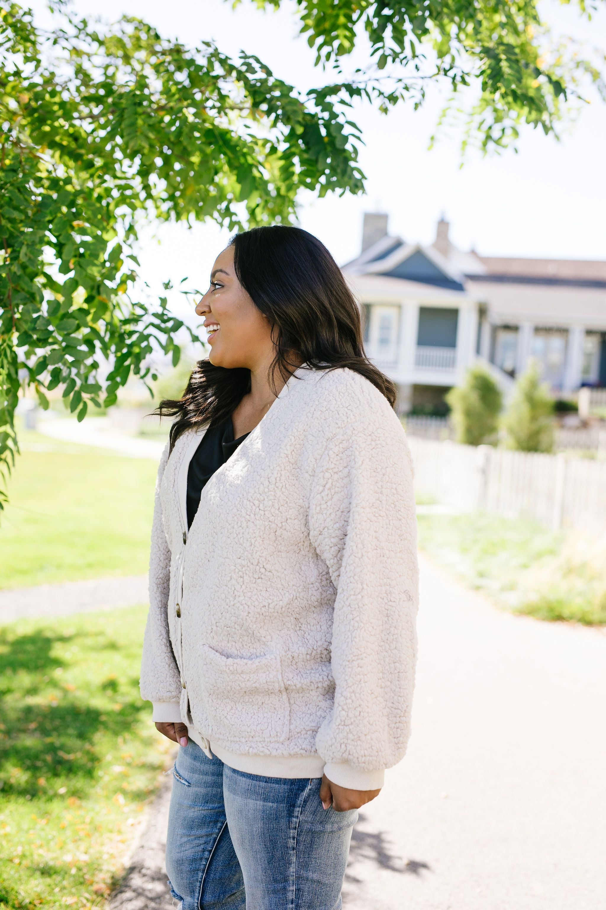 Sure Do Love Sherpa Cardigan