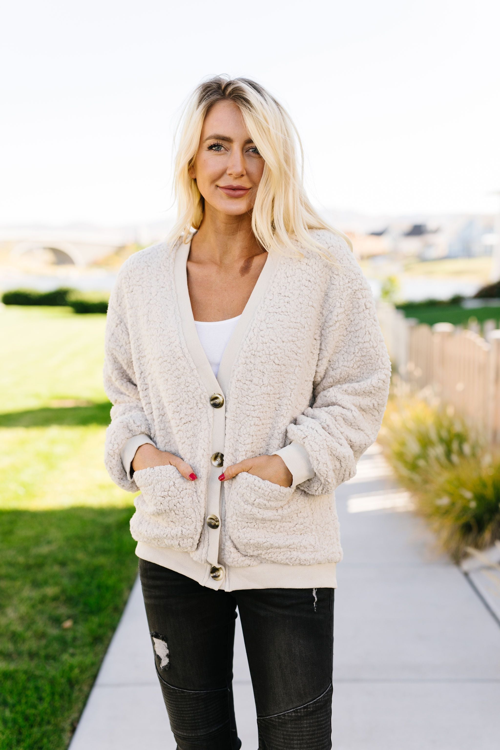 Sure Do Love Sherpa Cardigan
