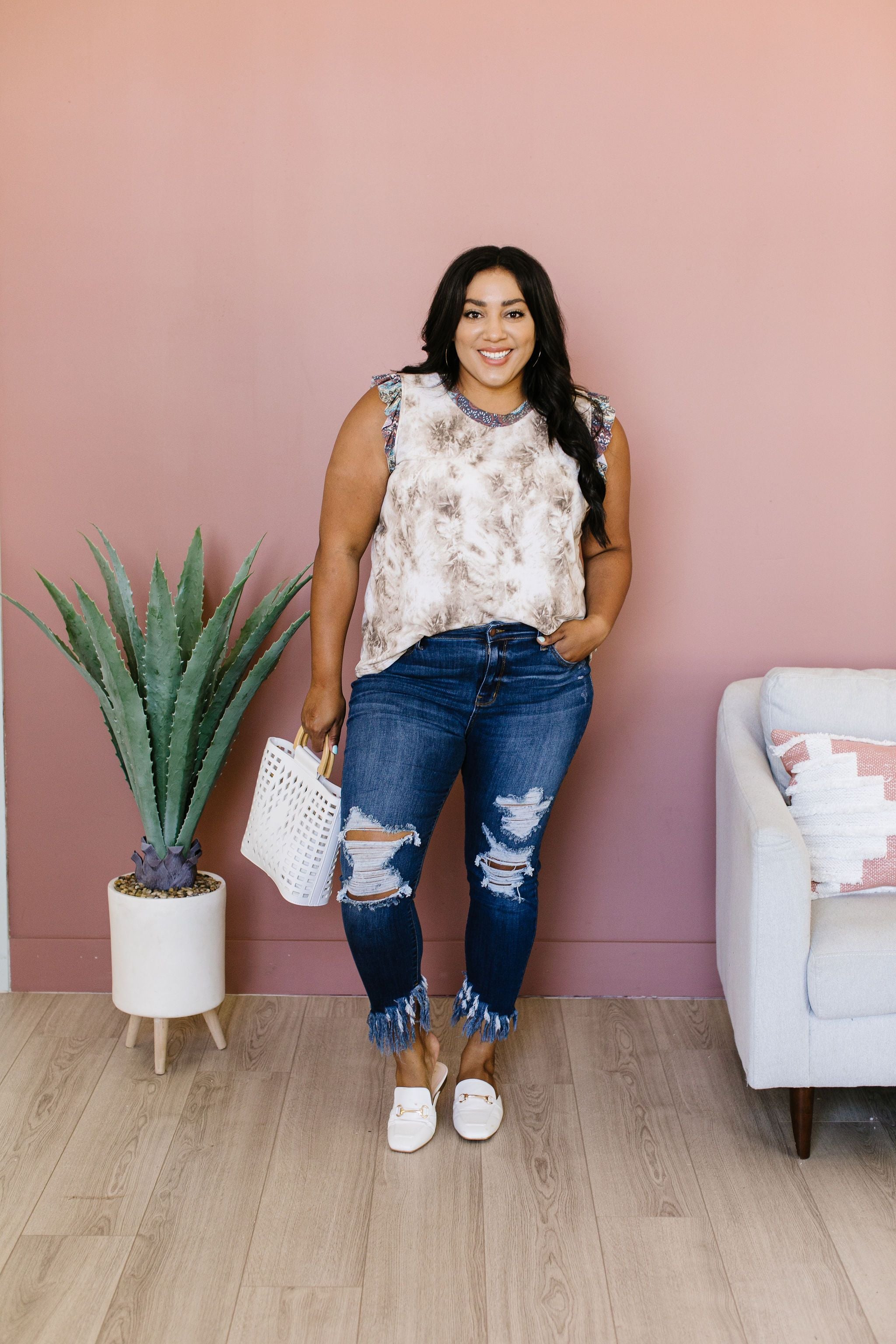 Sweet Pea Tie Dye Top