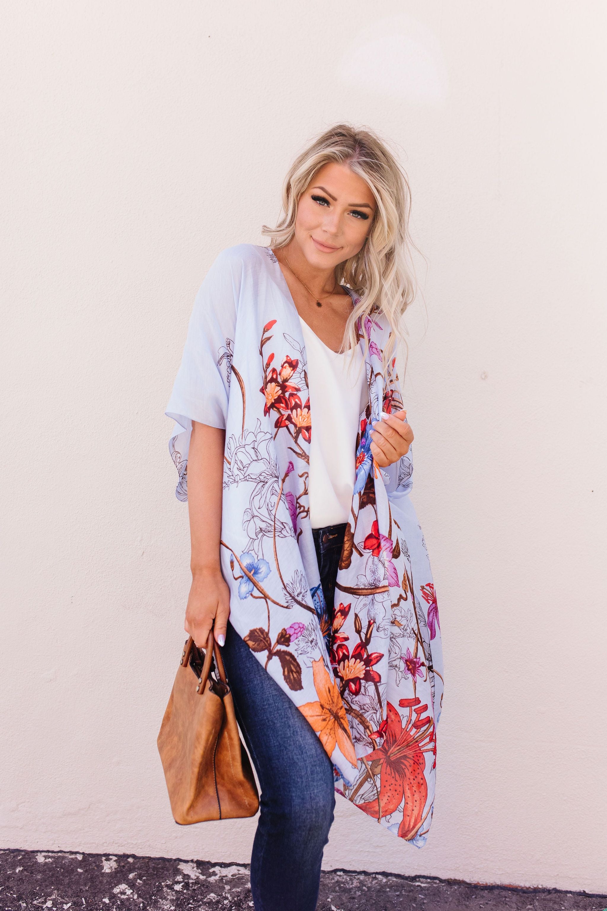 Tangled Floral Kimono