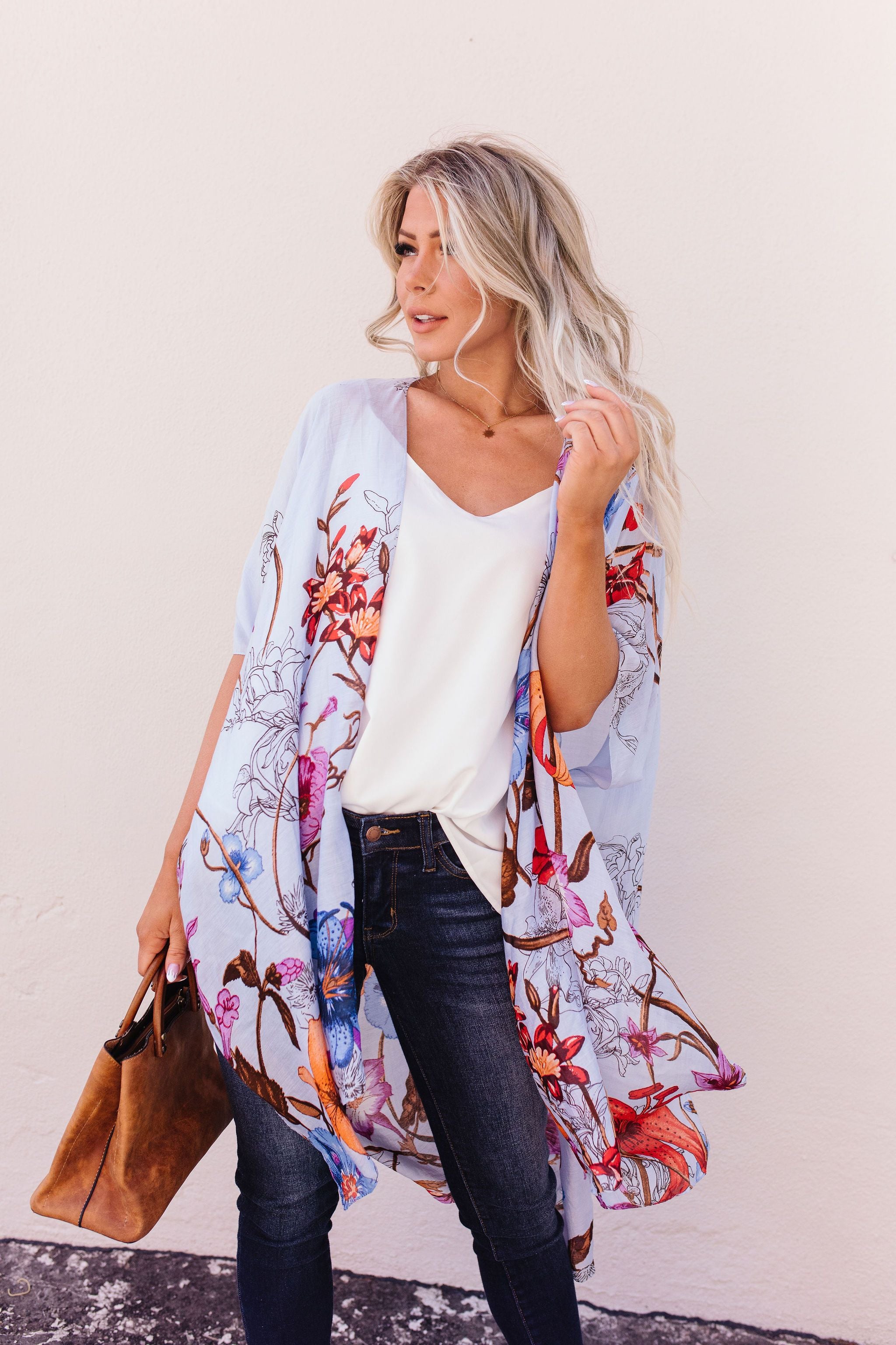 Tangled Floral Kimono