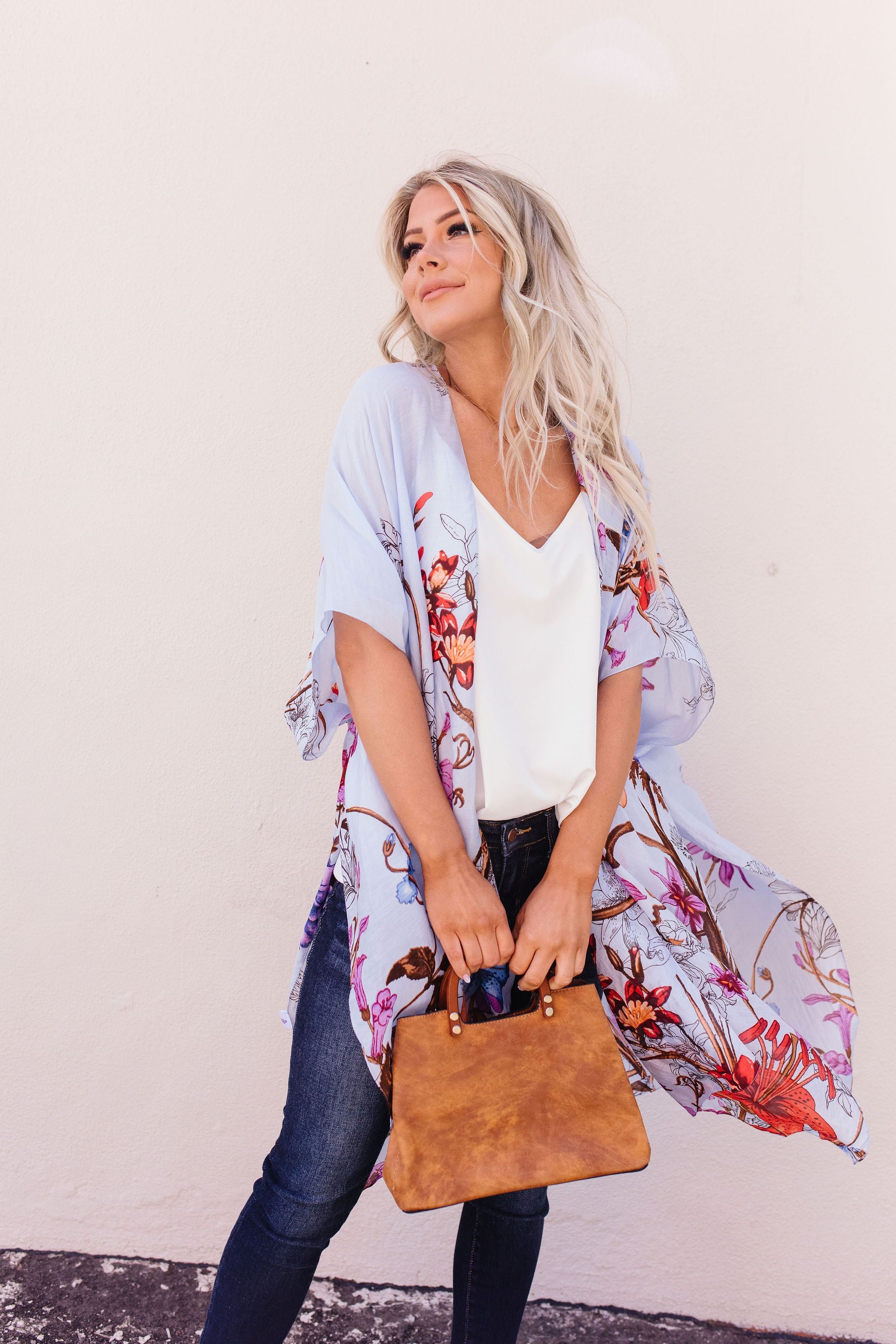 Tangled Floral Kimono
