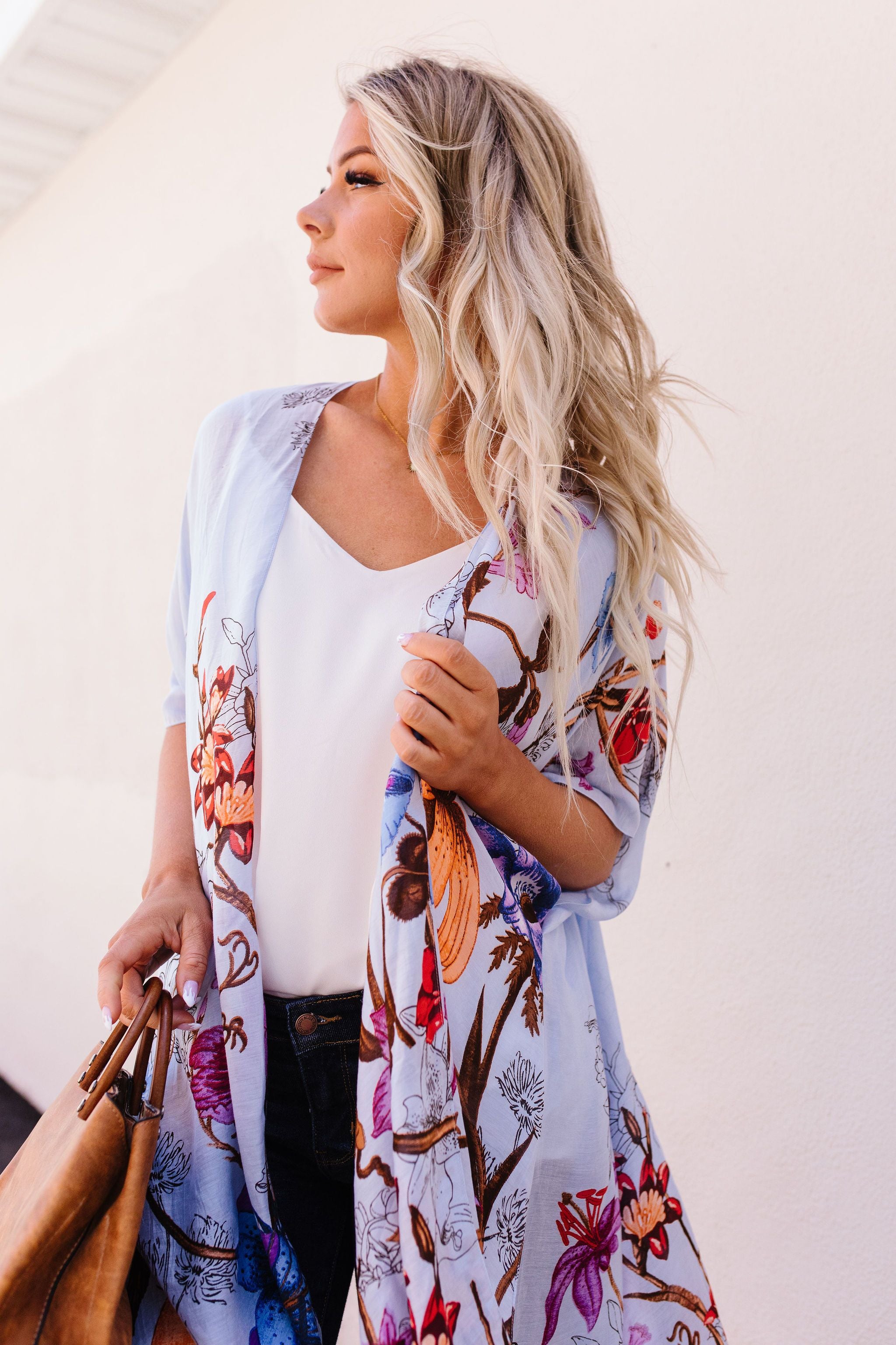 Tangled Floral Kimono