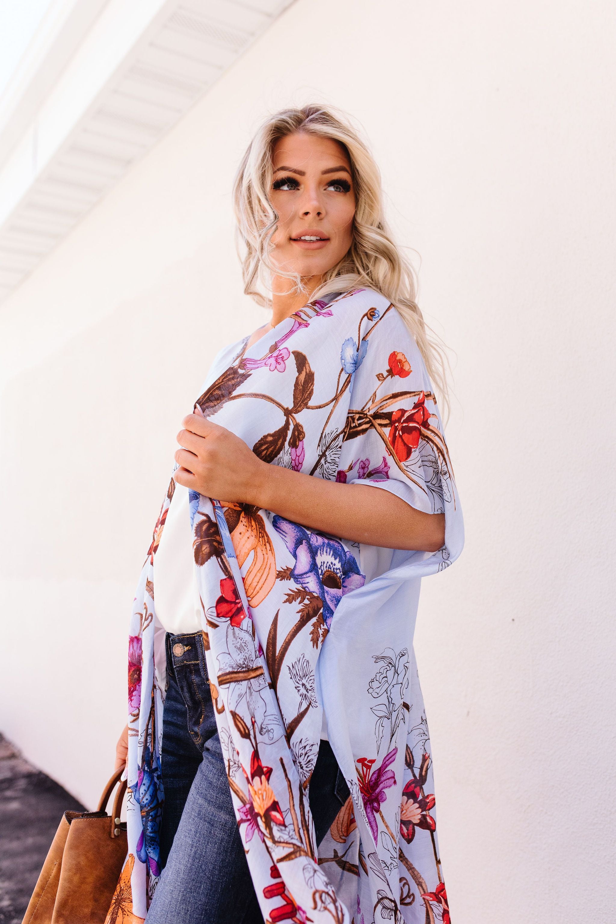 Tangled Floral Kimono