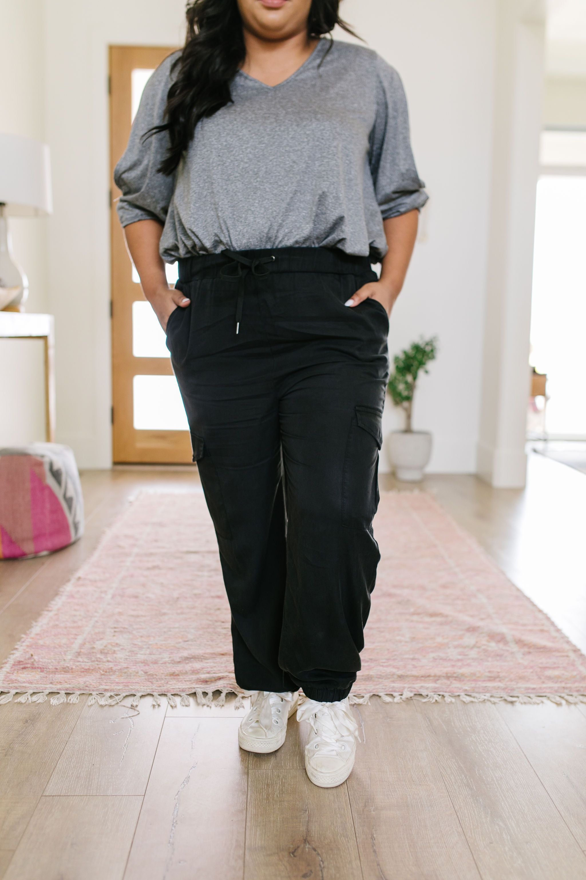 Tencel Cargo Joggers