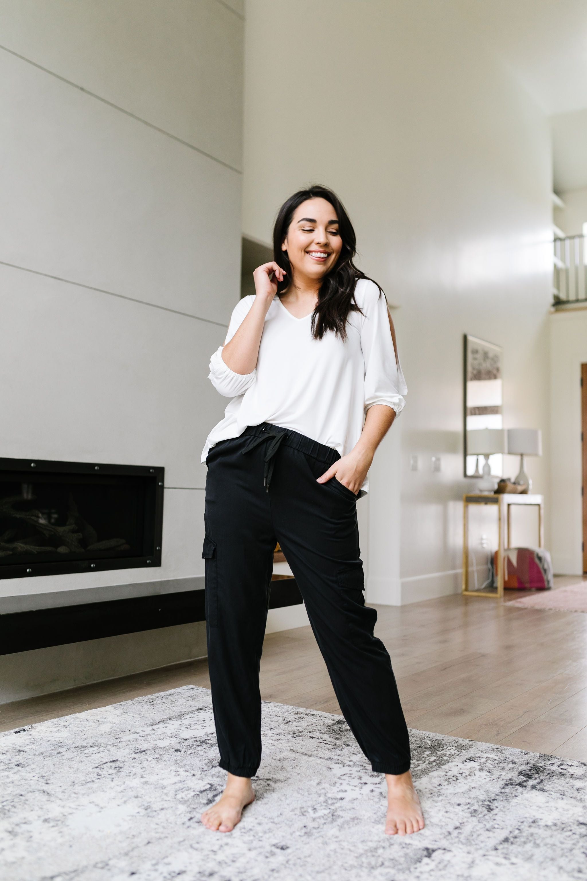 Tencel Cargo Joggers