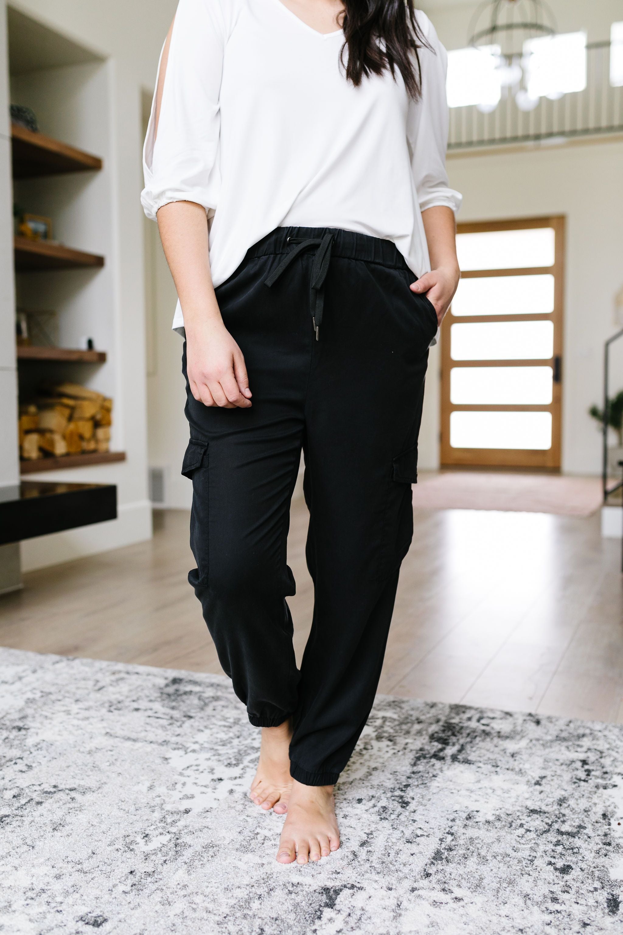 Tencel Cargo Joggers