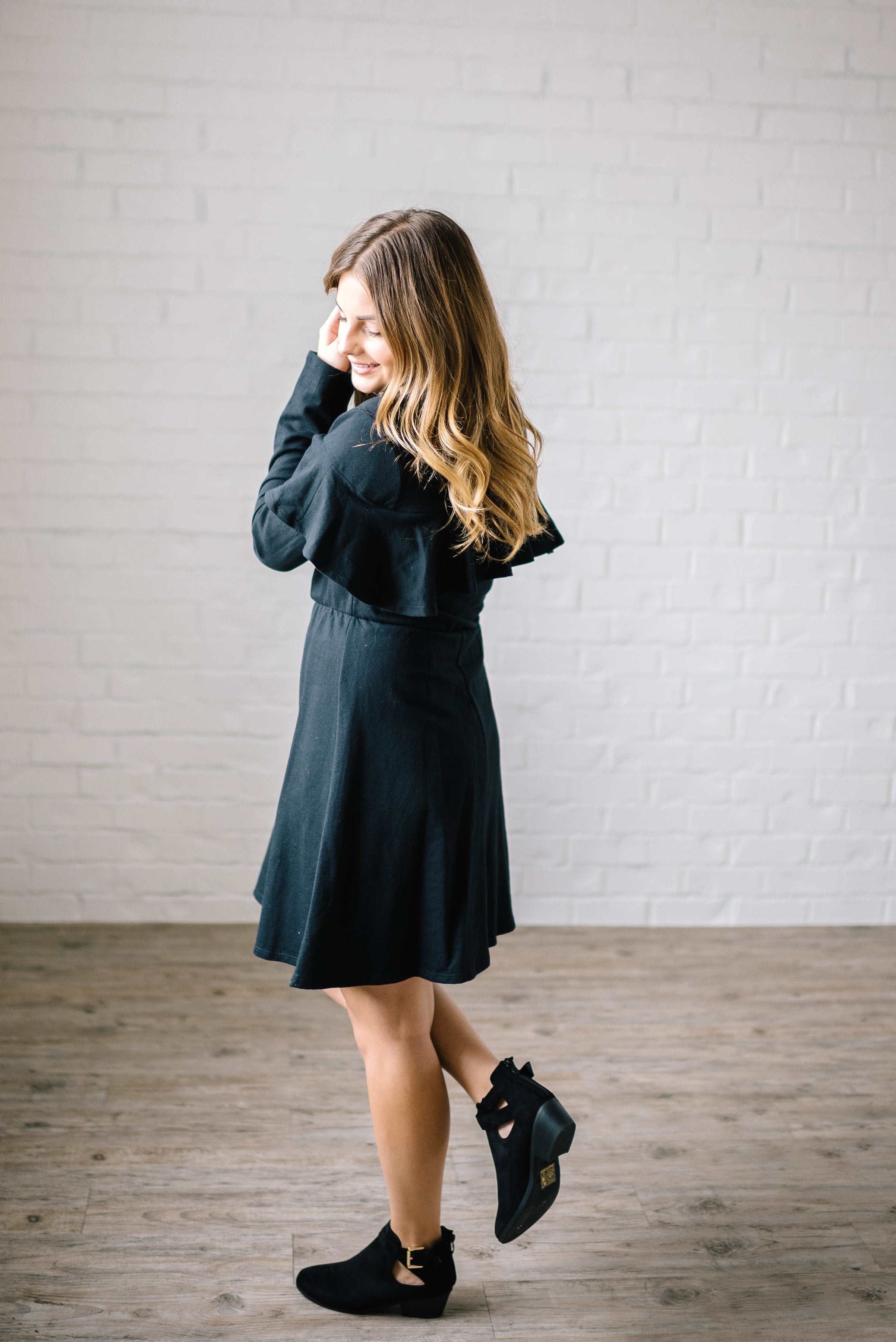The Liz Knit Dress in Black