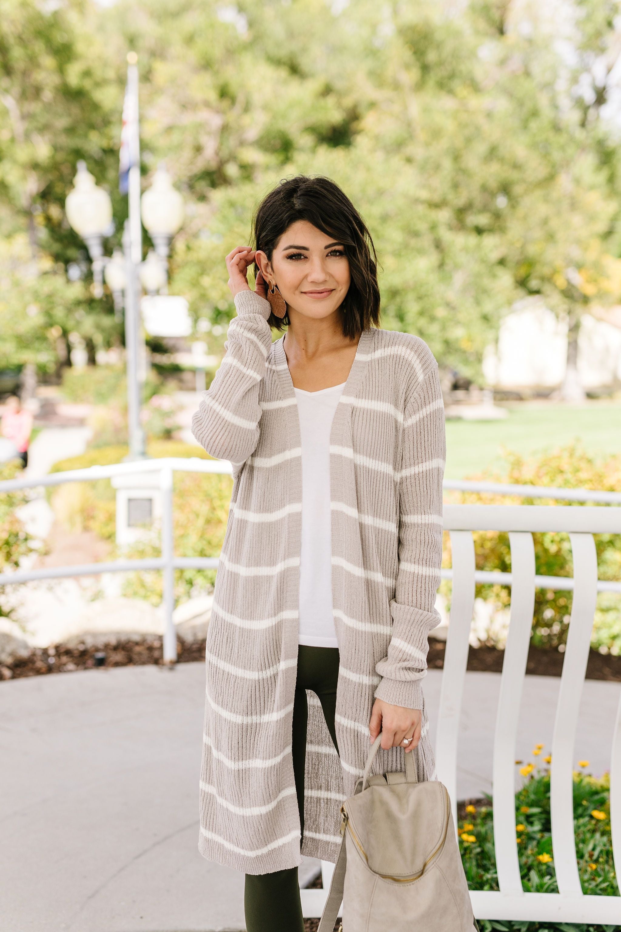 The Space Between Gray Cardigan