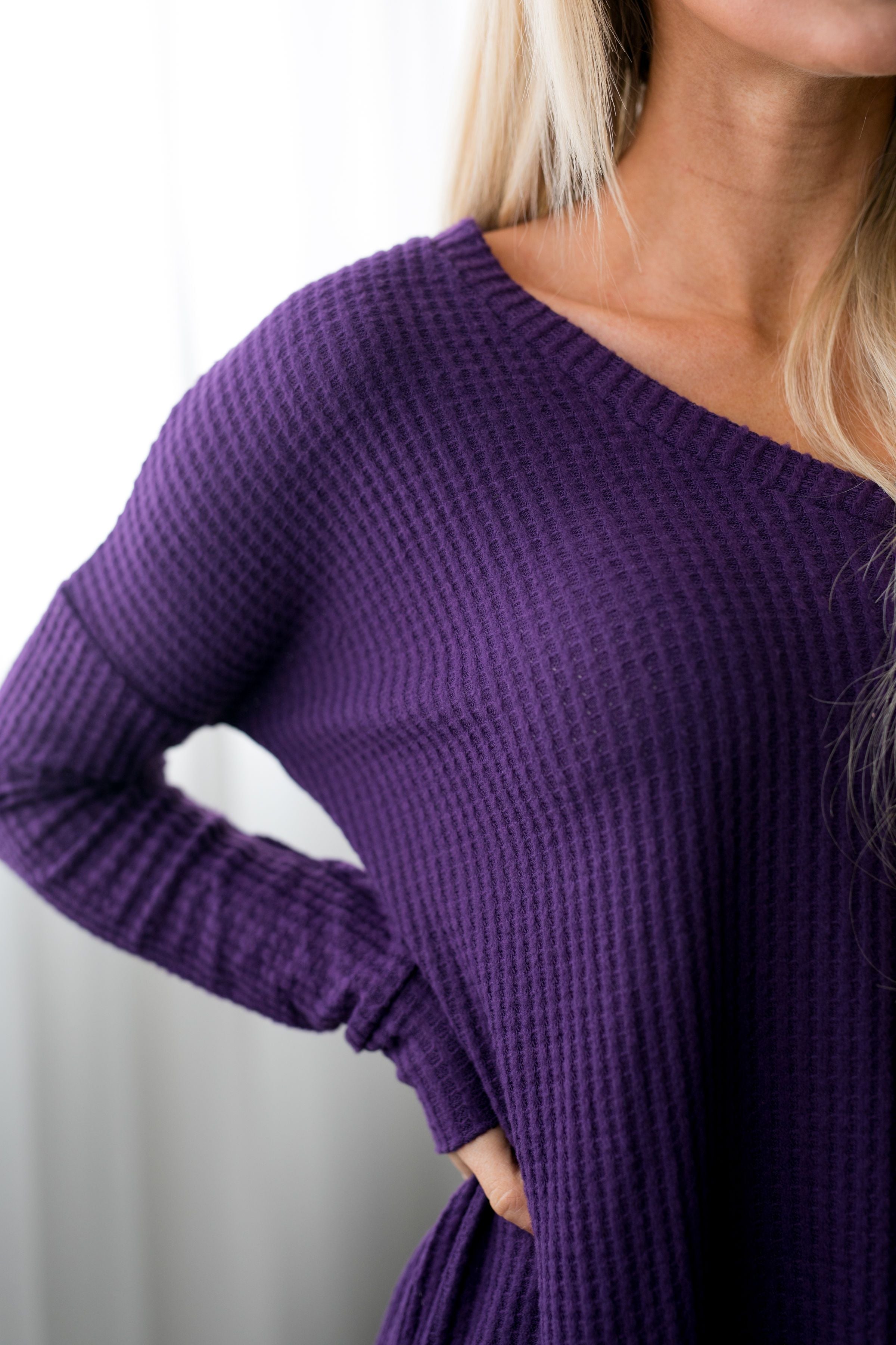 Thermal Tunic In Purple